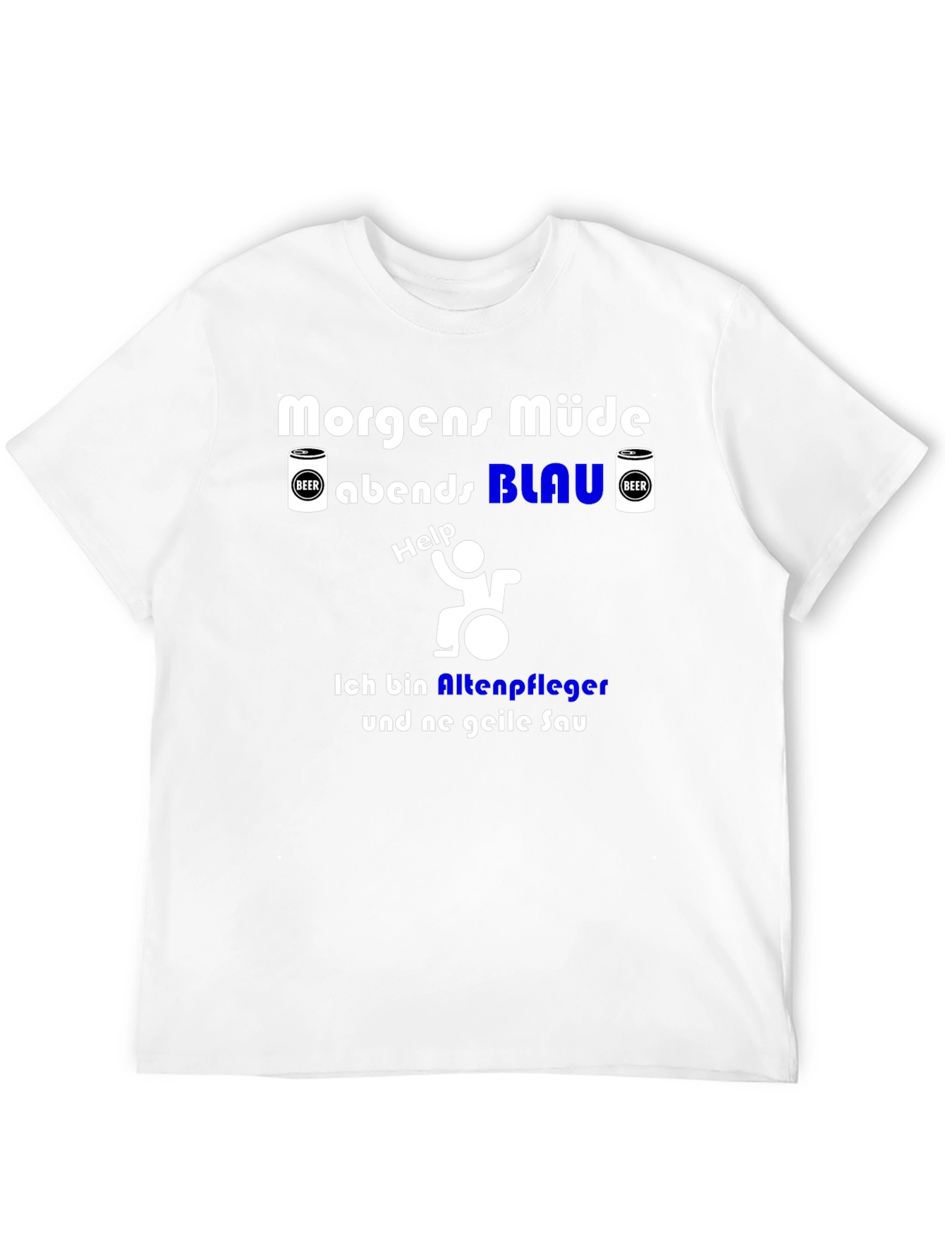 Morgens Müde Funny Caregiver T-Shirt