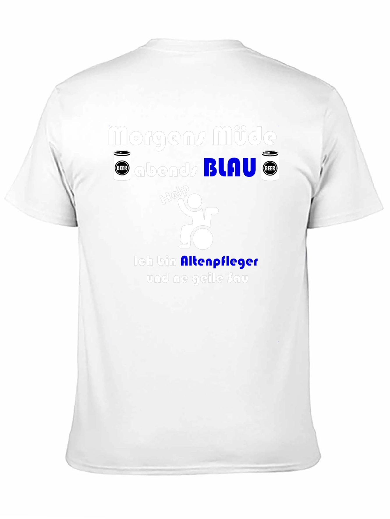 Morgens Müde Funny Caregiver T-Shirt