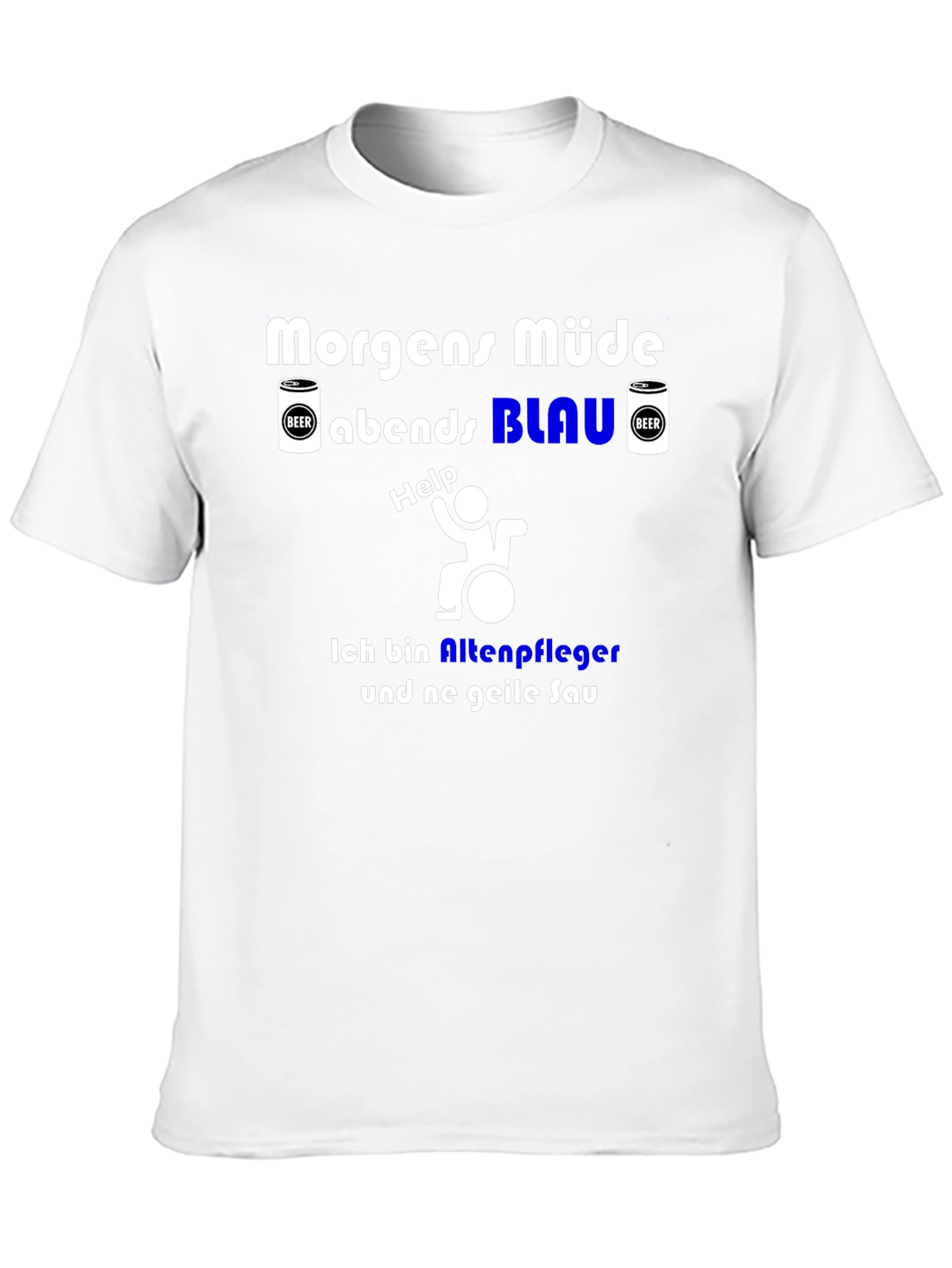 Morgens Müde Funny Caregiver T-Shirt