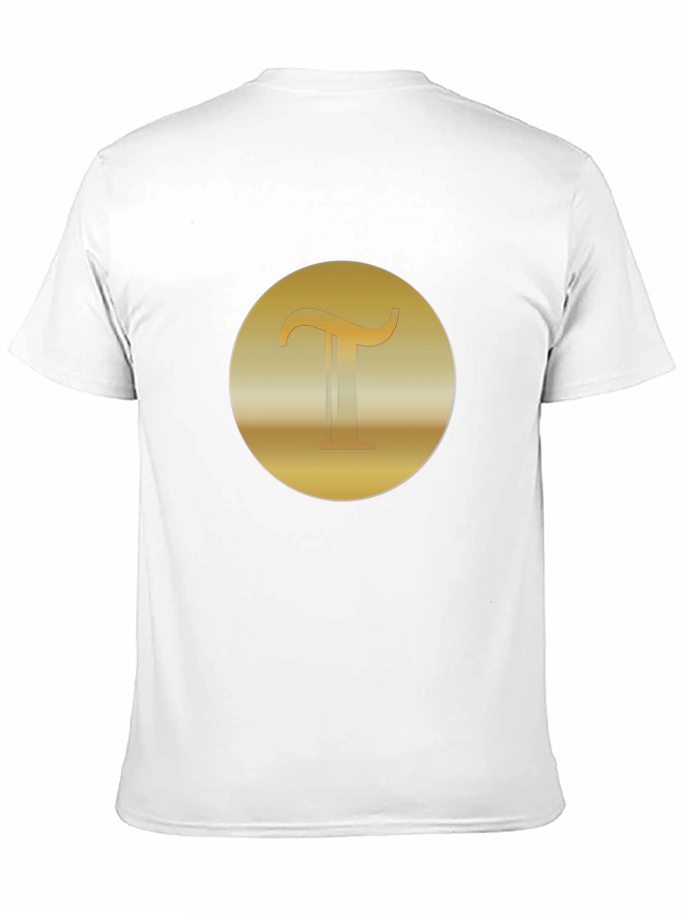 Gold Pi Symbol T-Shirt