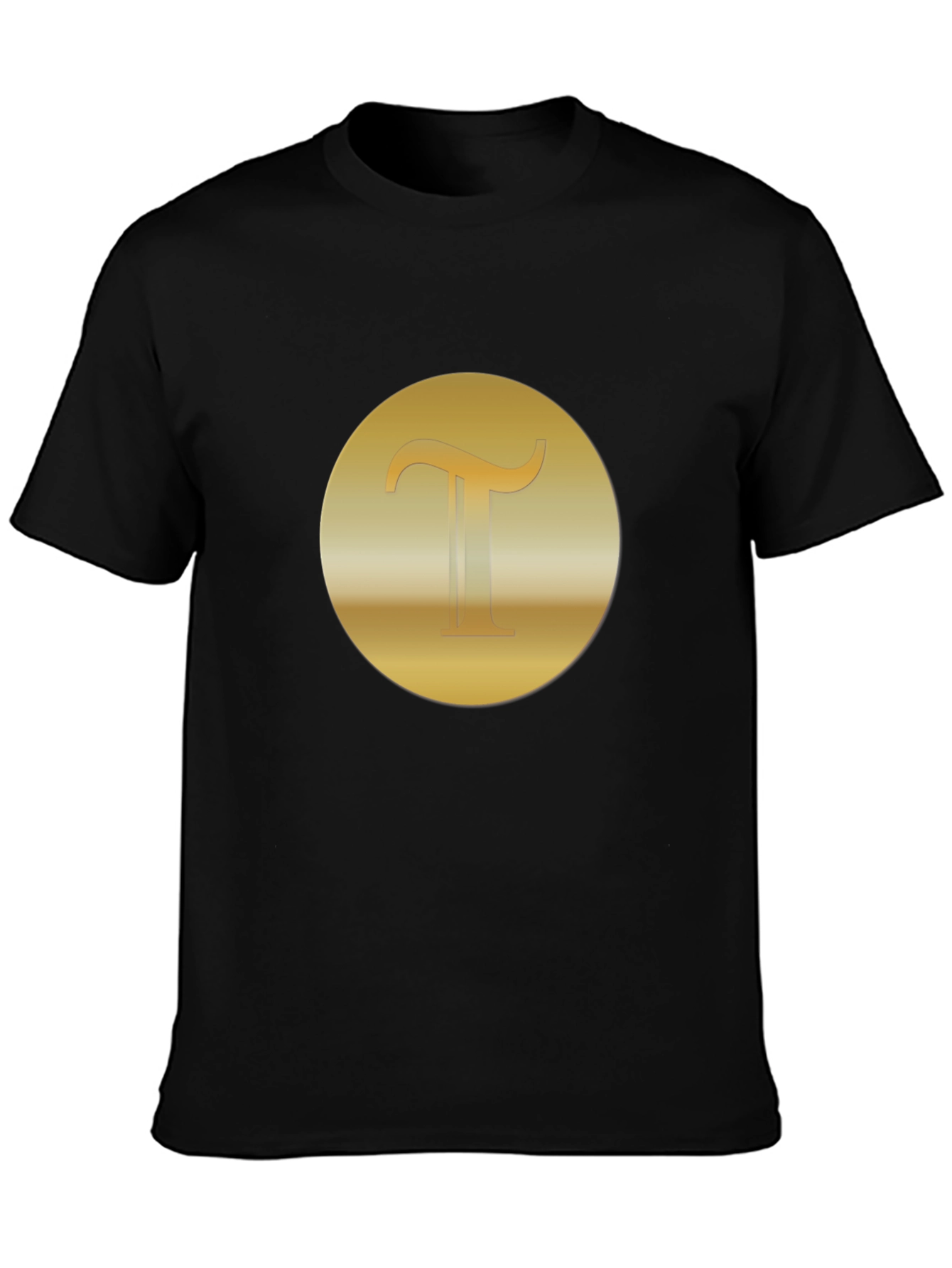 Gold Pi Symbol T-Shirt