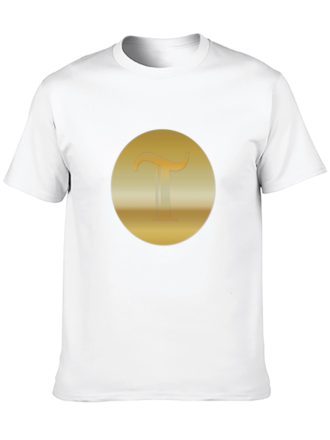 Gold Pi Symbol T-Shirt