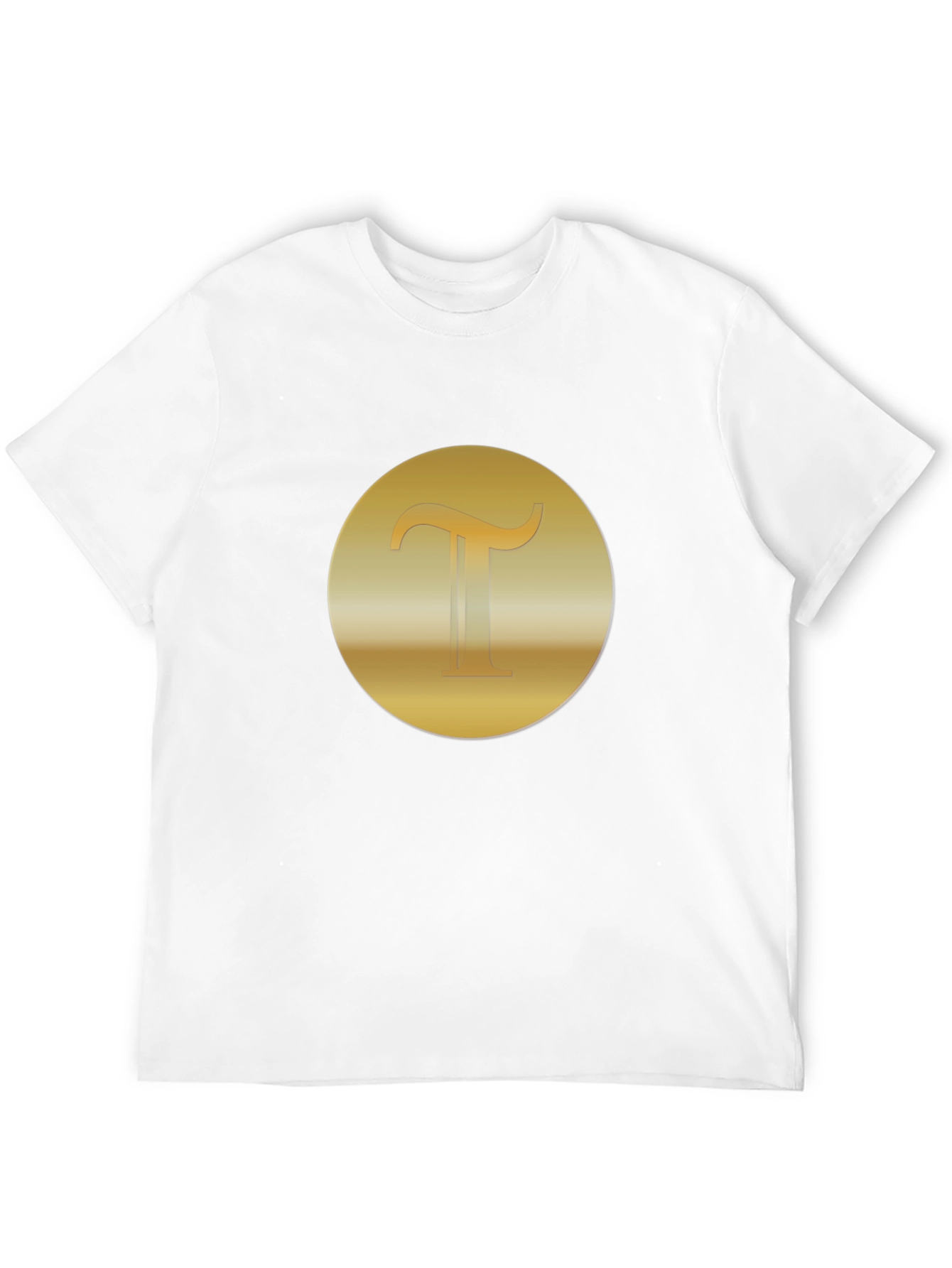 Gold Pi Symbol T-Shirt