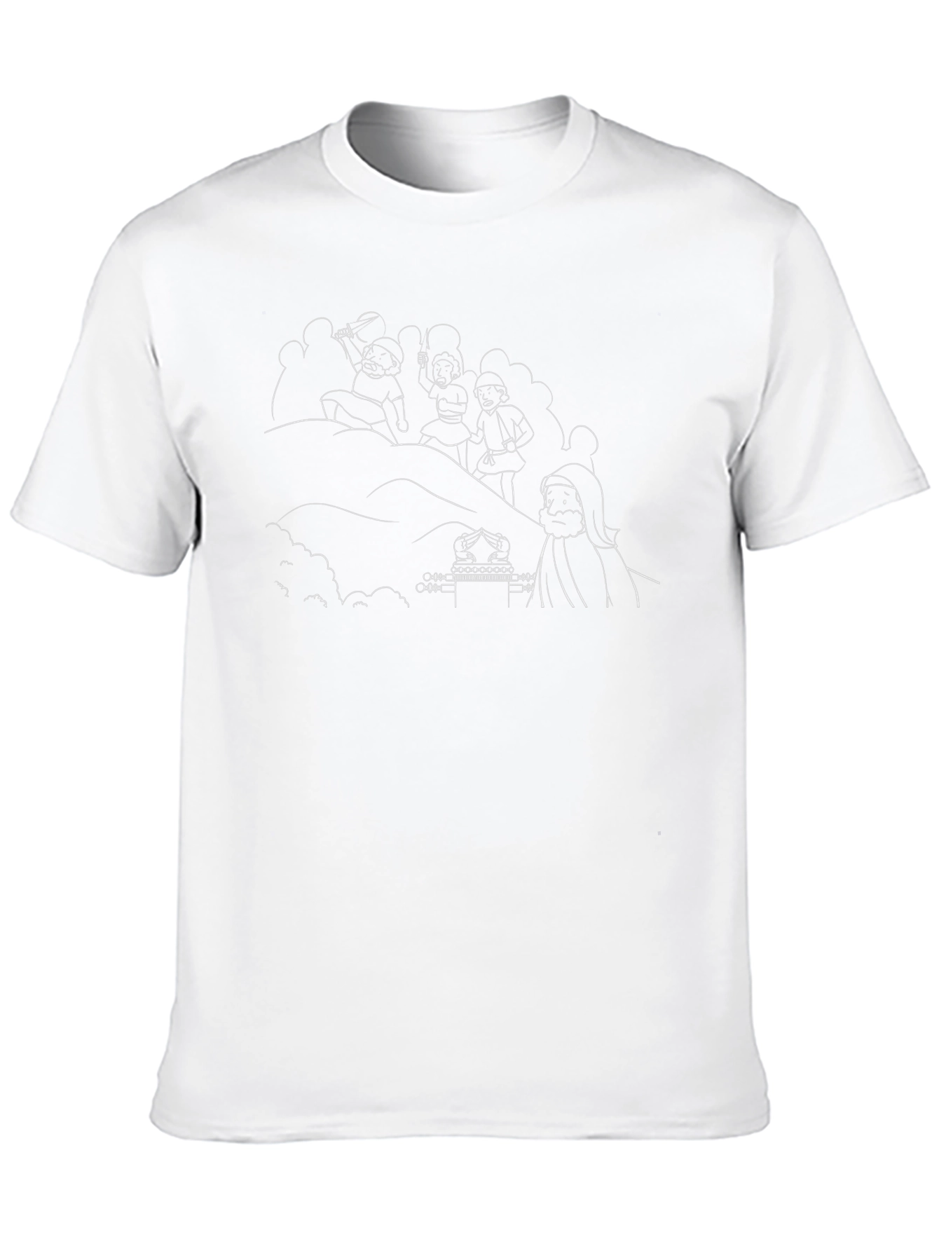 Graphic Print Black T-Shirt