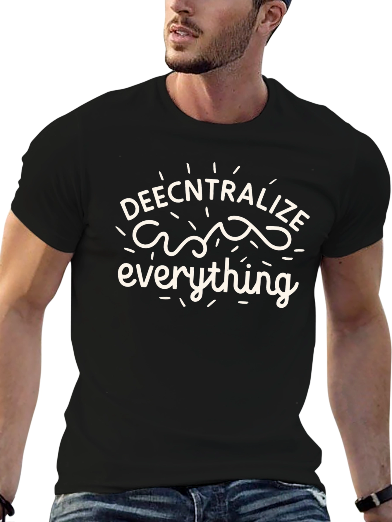 Decentralize Everything Black T-Shirt