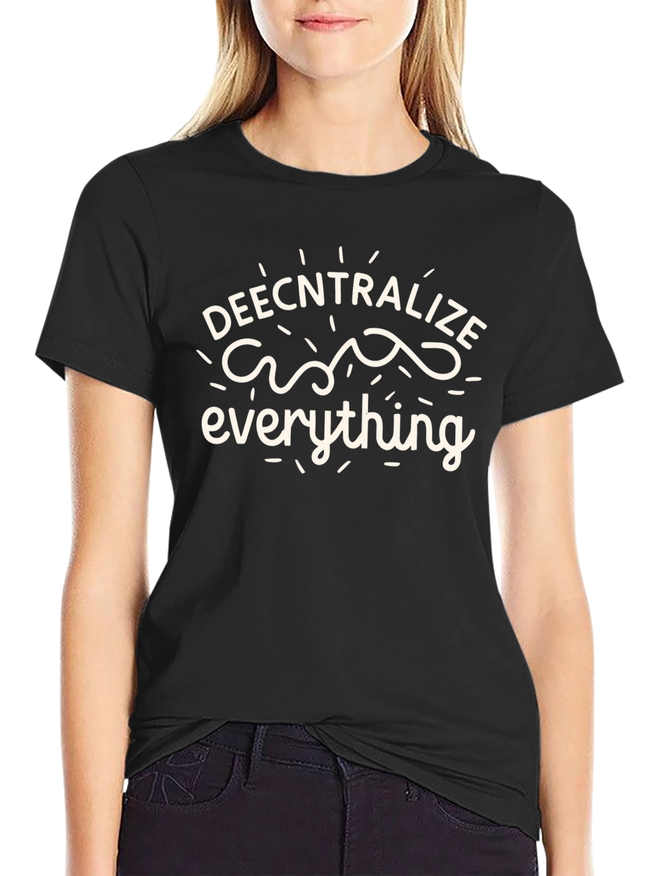 Decentralize Everything Black T-Shirt
