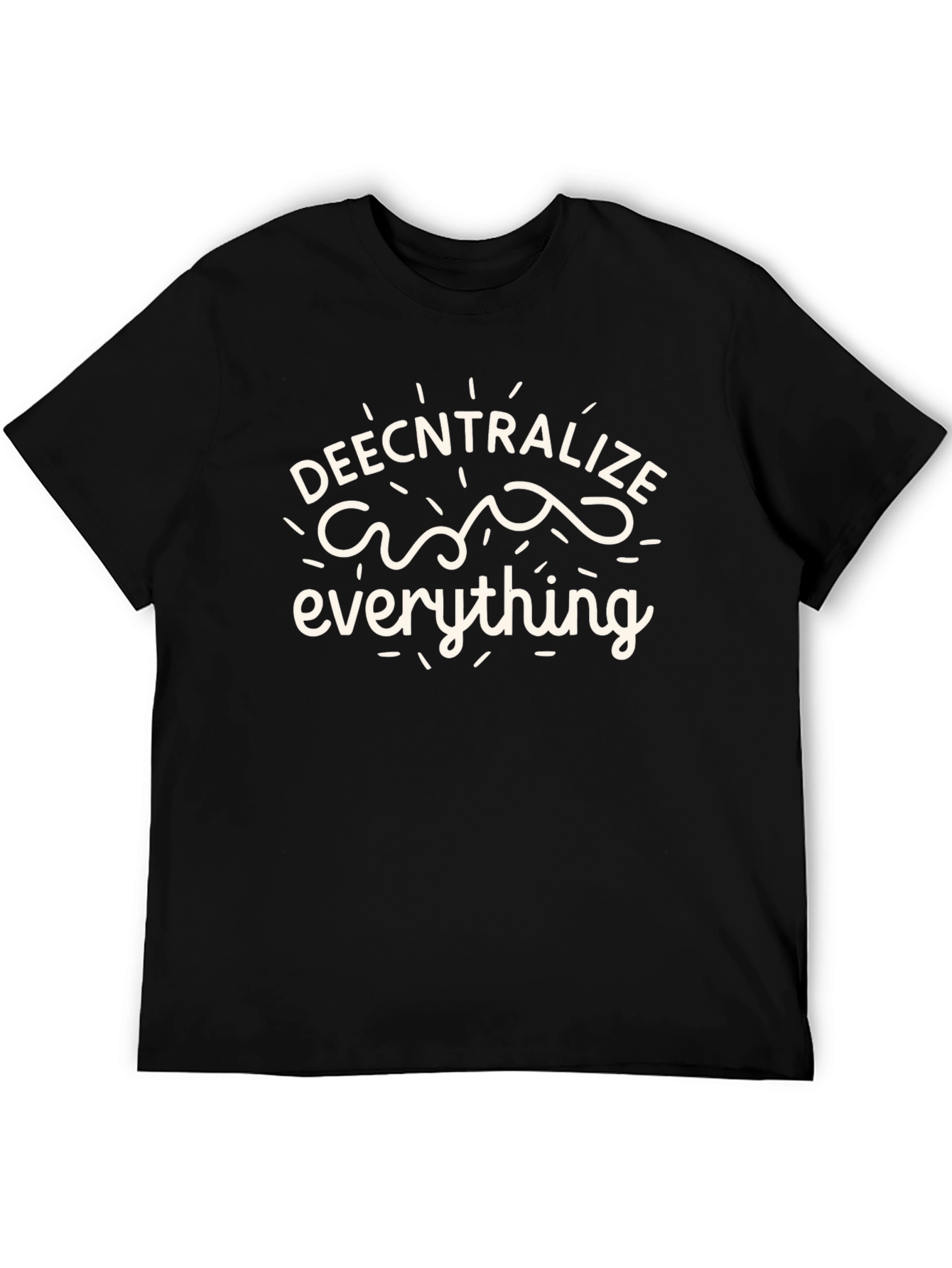Decentralize Everything Black T-Shirt