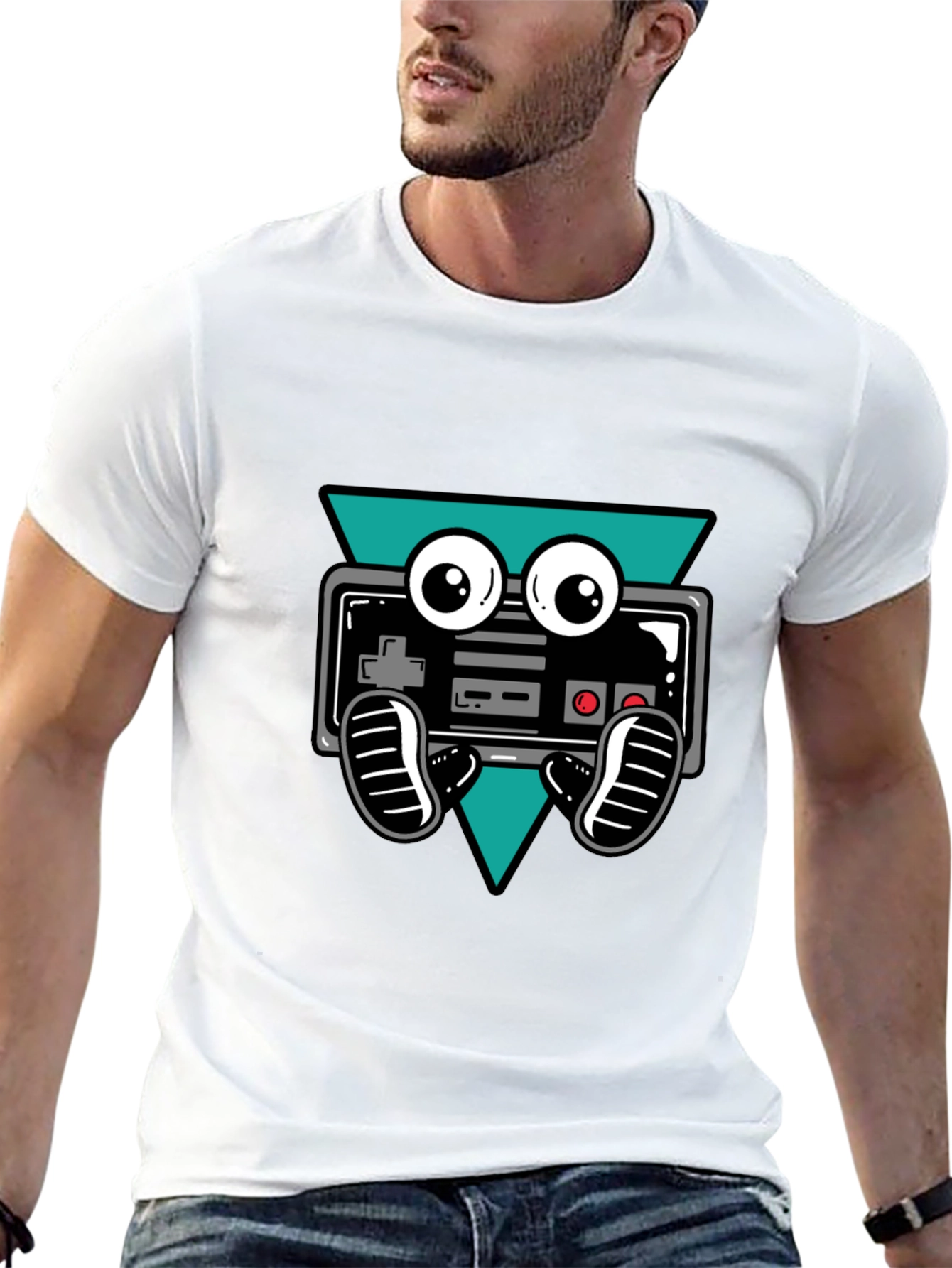 Retro Gamer T-Shirt - Funny Video Game Controller Tee