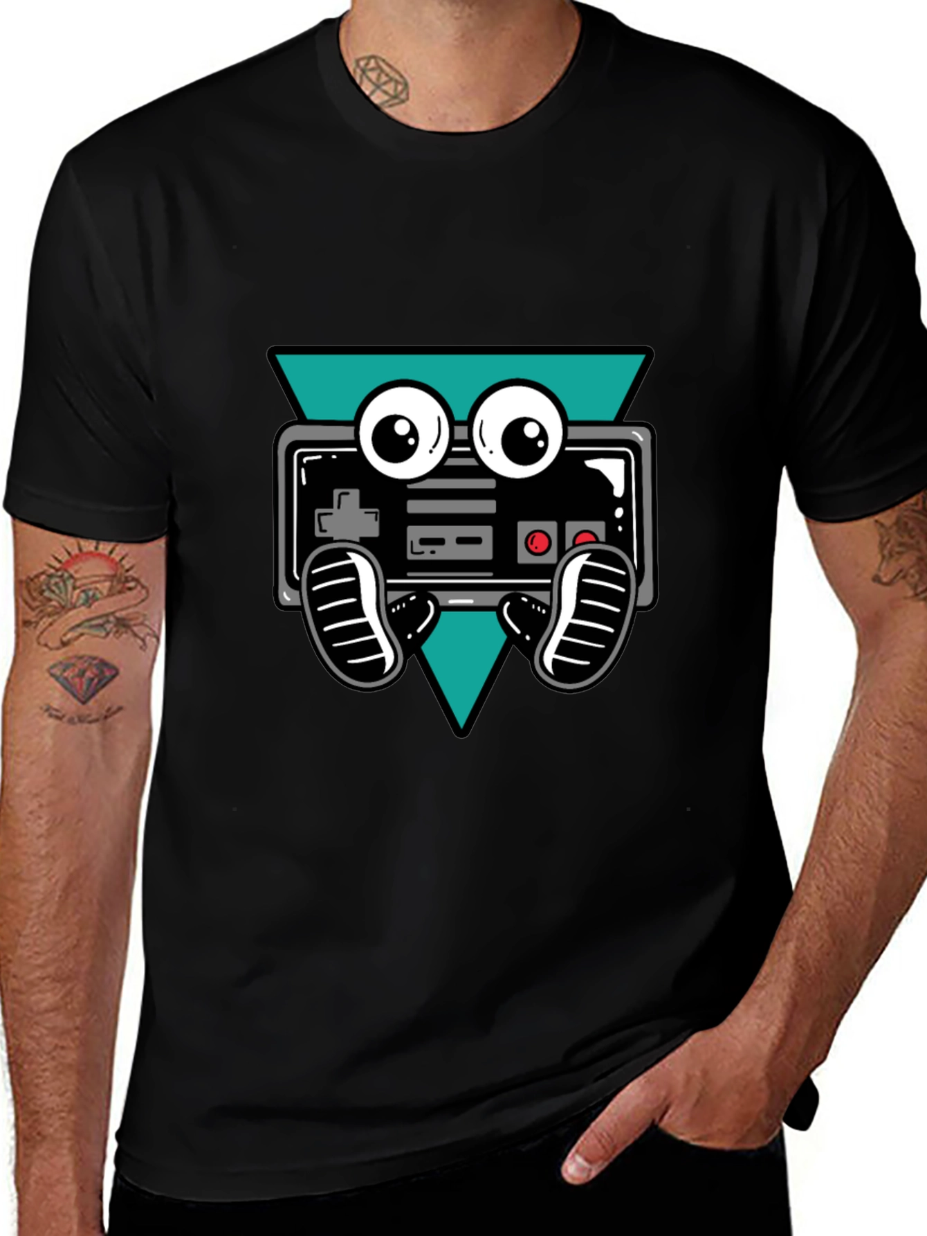 Retro Gamer T-Shirt - Funny Video Game Controller Tee