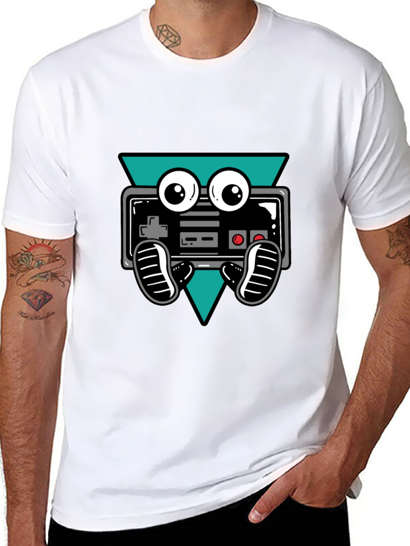 Retro Gamer T-Shirt - Funny Video Game Controller Tee