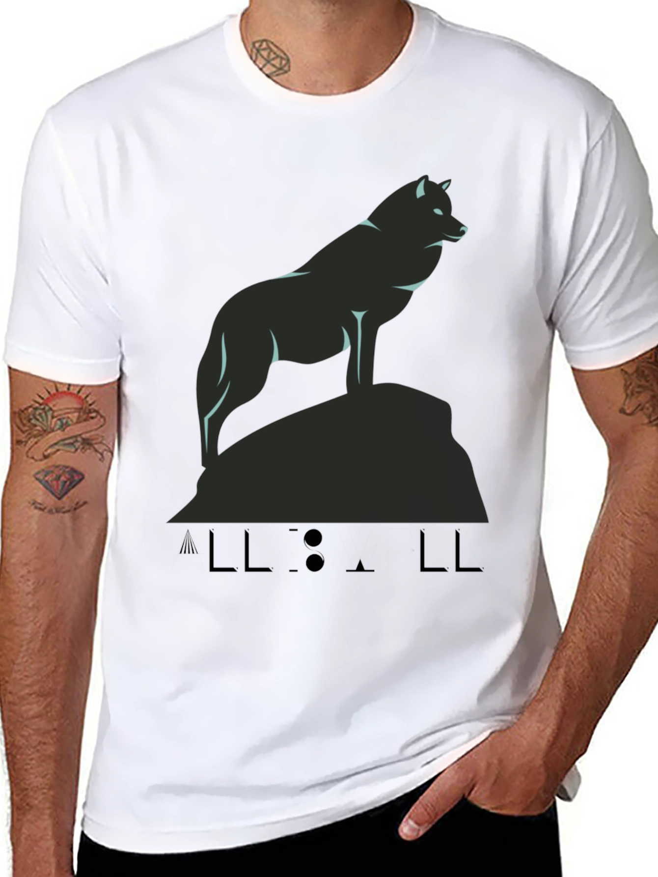 Wolf Graphic T-Shirt - Sleek Design Comfortable Fit