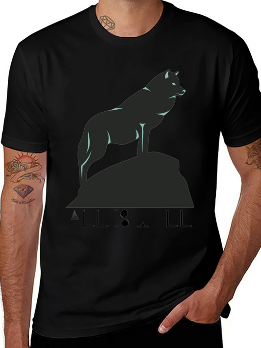 Wolf Graphic T-Shirt - Sleek Design Comfortable Fit