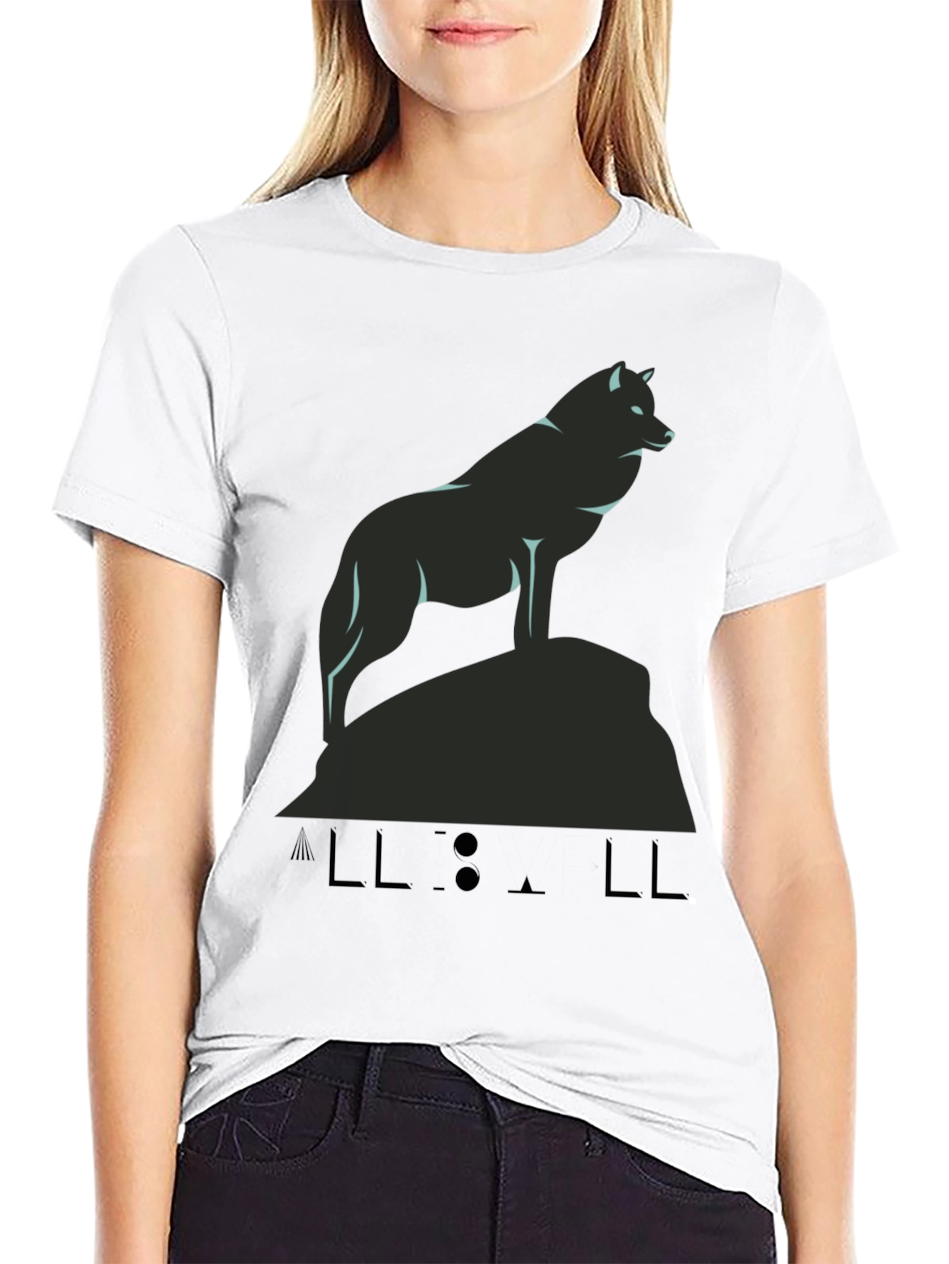 Wolf Graphic T-Shirt - Sleek Design Comfortable Fit