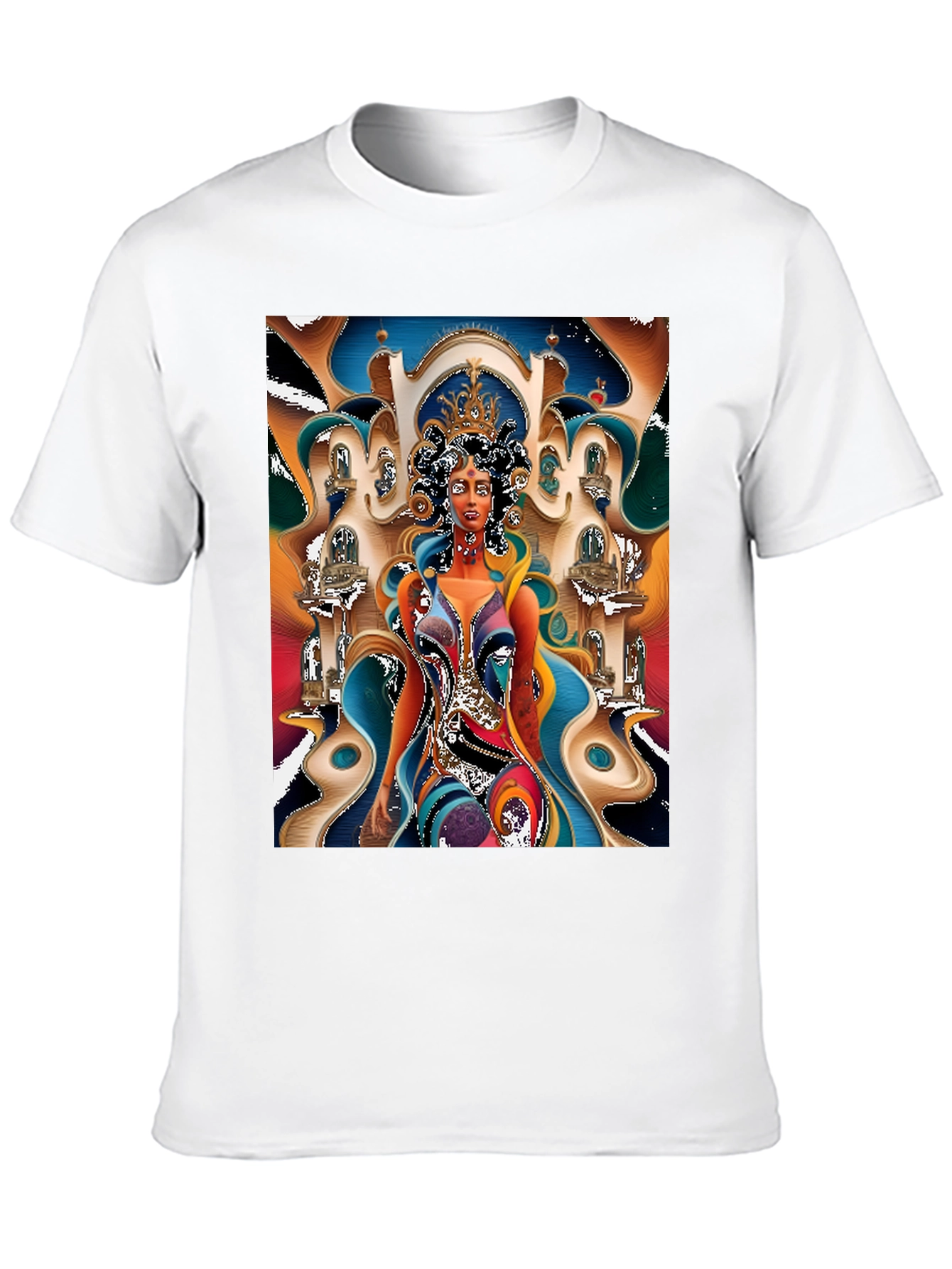 Queen Graphic Print Black T-Shirt