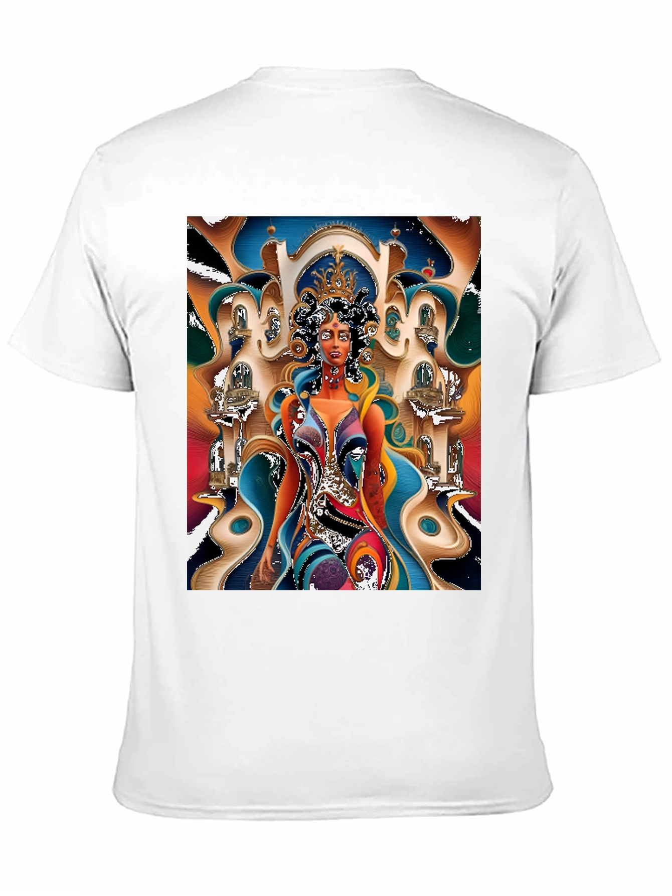 Queen Graphic Print Black T-Shirt