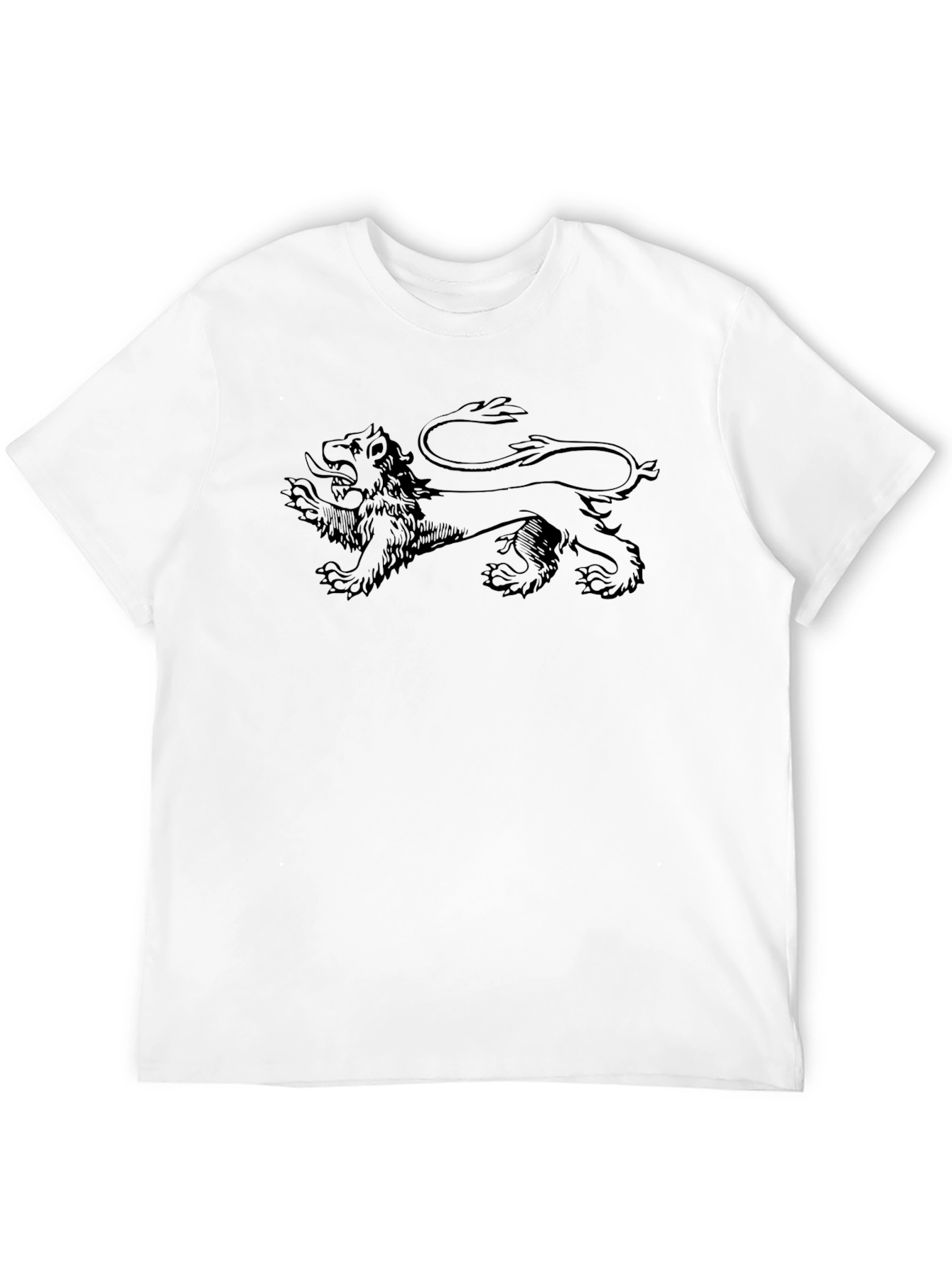 Black Lion Graphic Tee - Stylish Mens T-Shirt