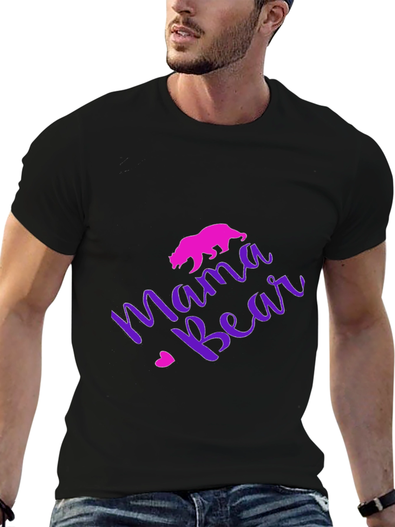 Mama Bear Graphic Tee - Stylish Comfort