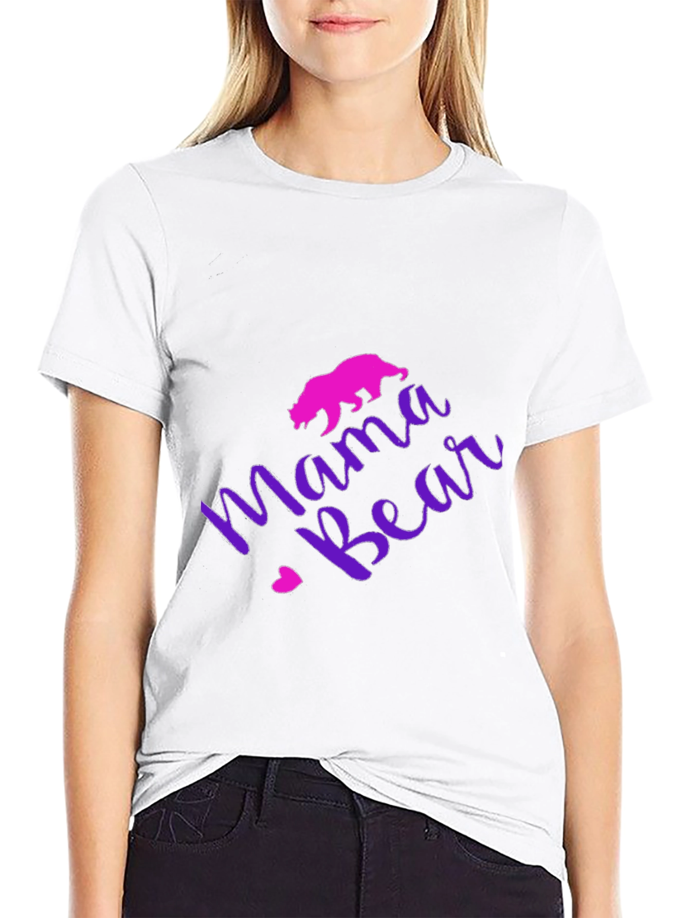 Mama Bear Graphic Tee - Stylish Comfort