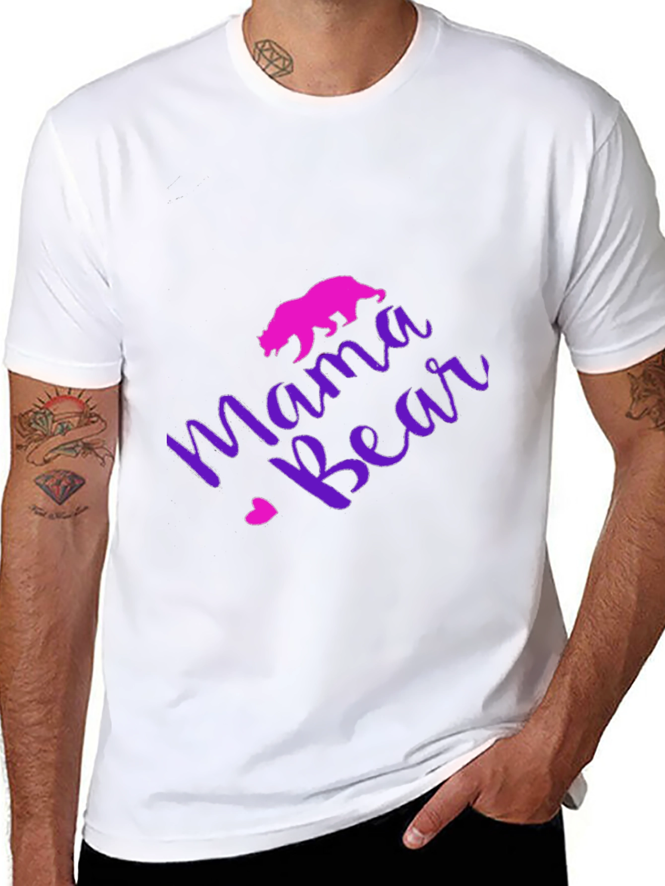Mama Bear Graphic Tee - Stylish Comfort