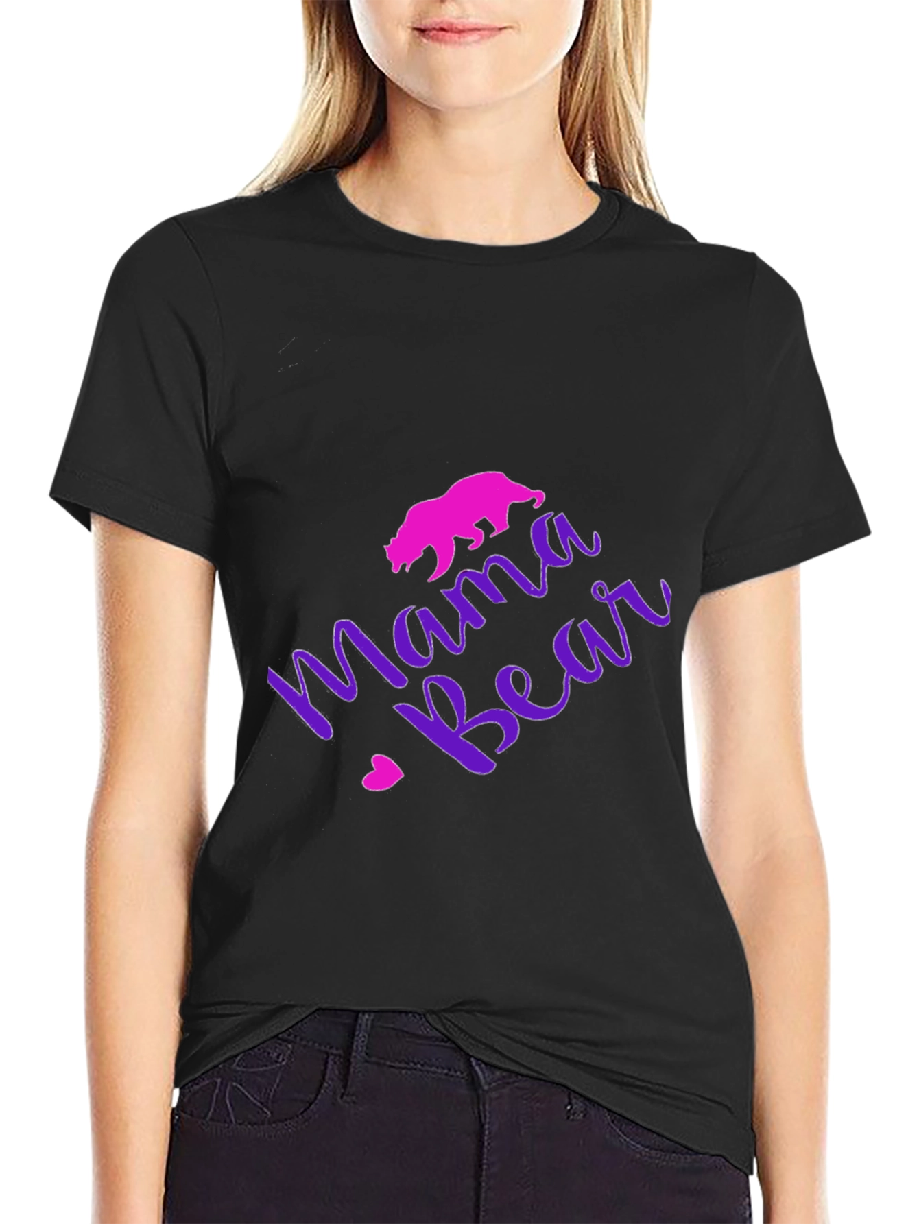 Mama Bear Graphic Tee - Stylish Comfort