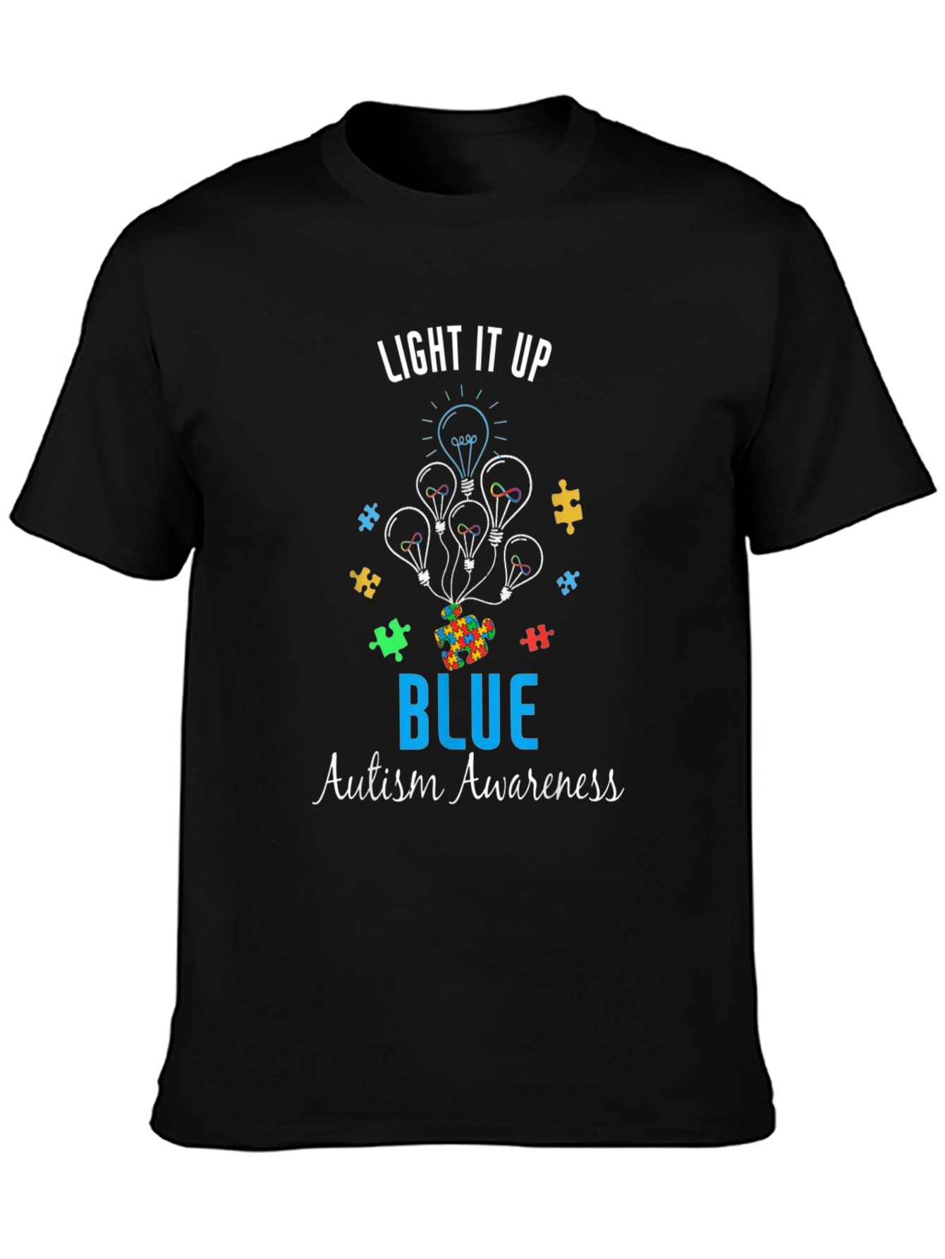 Light It Up Blue Autism Awareness T-Shirt