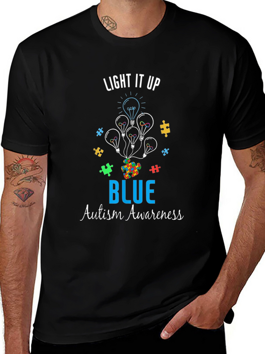 Light It Up Blue Autism Awareness T-Shirt