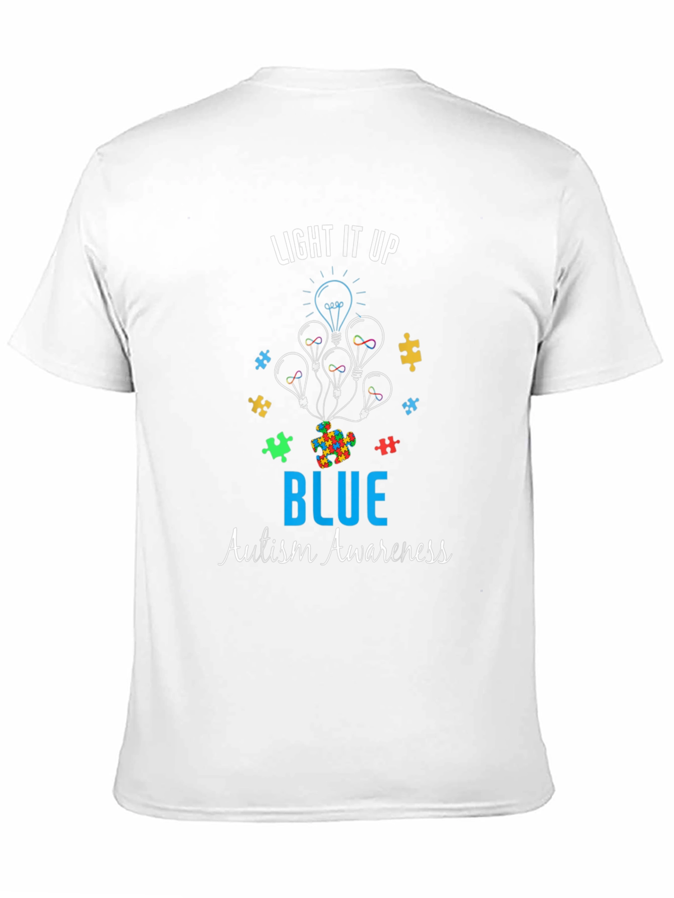 Light It Up Blue Autism Awareness T-Shirt