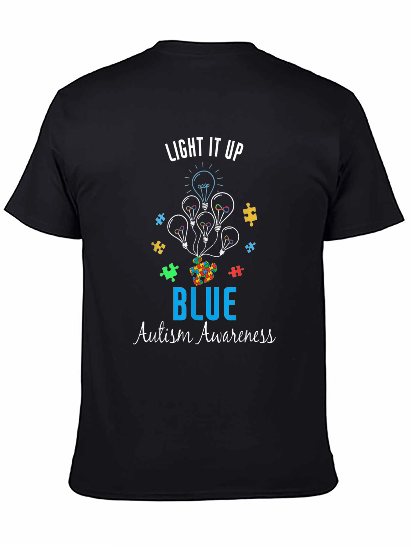 Light It Up Blue Autism Awareness T-Shirt
