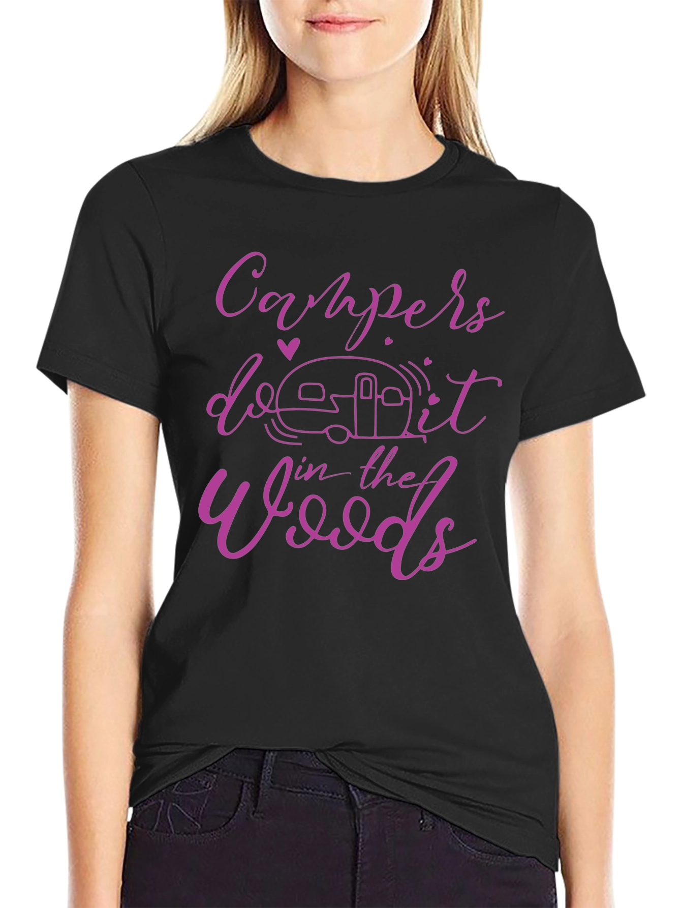 Campers Do It In The Woods Graphic Tee