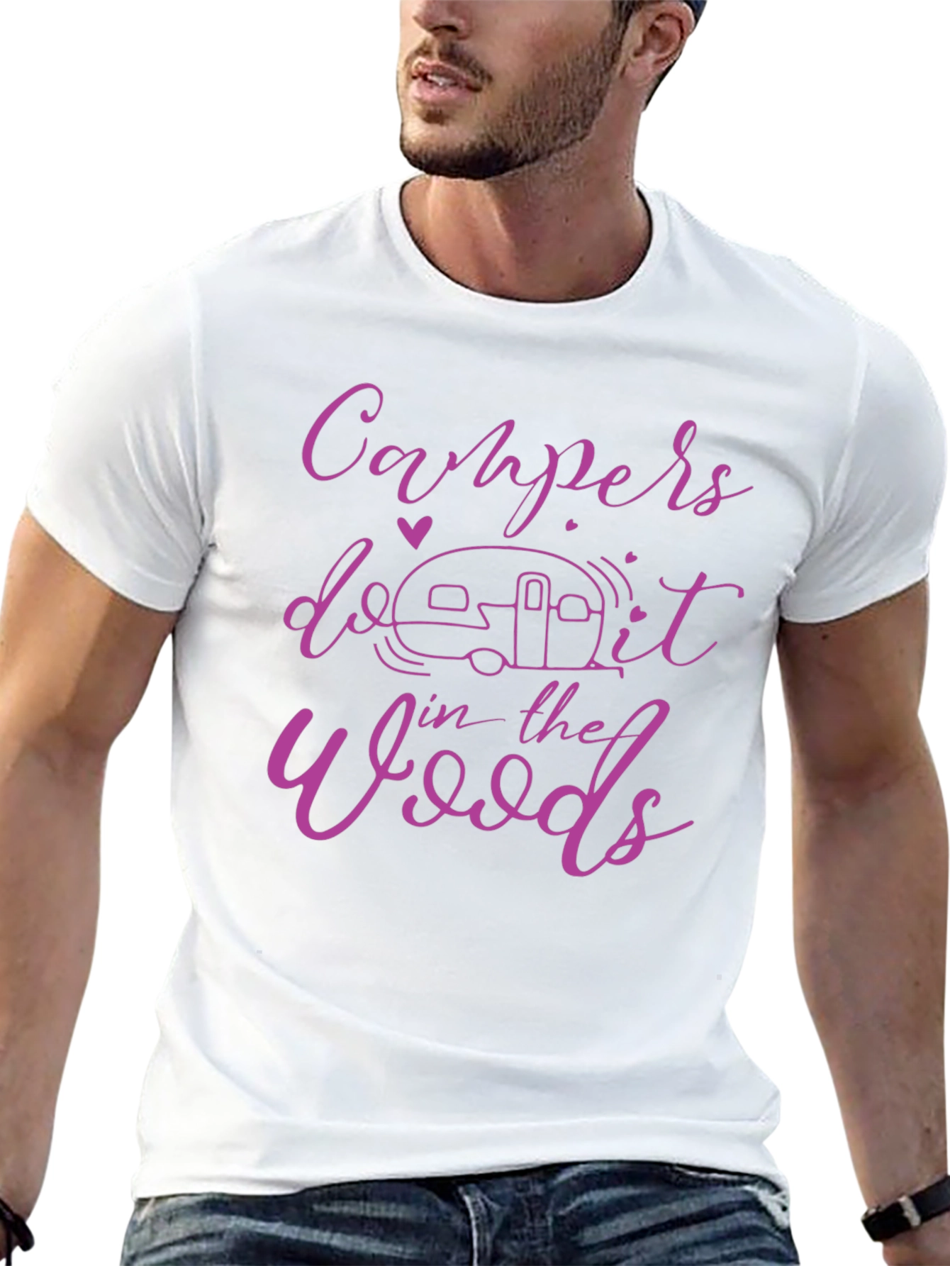 Campers Do It In The Woods Graphic Tee