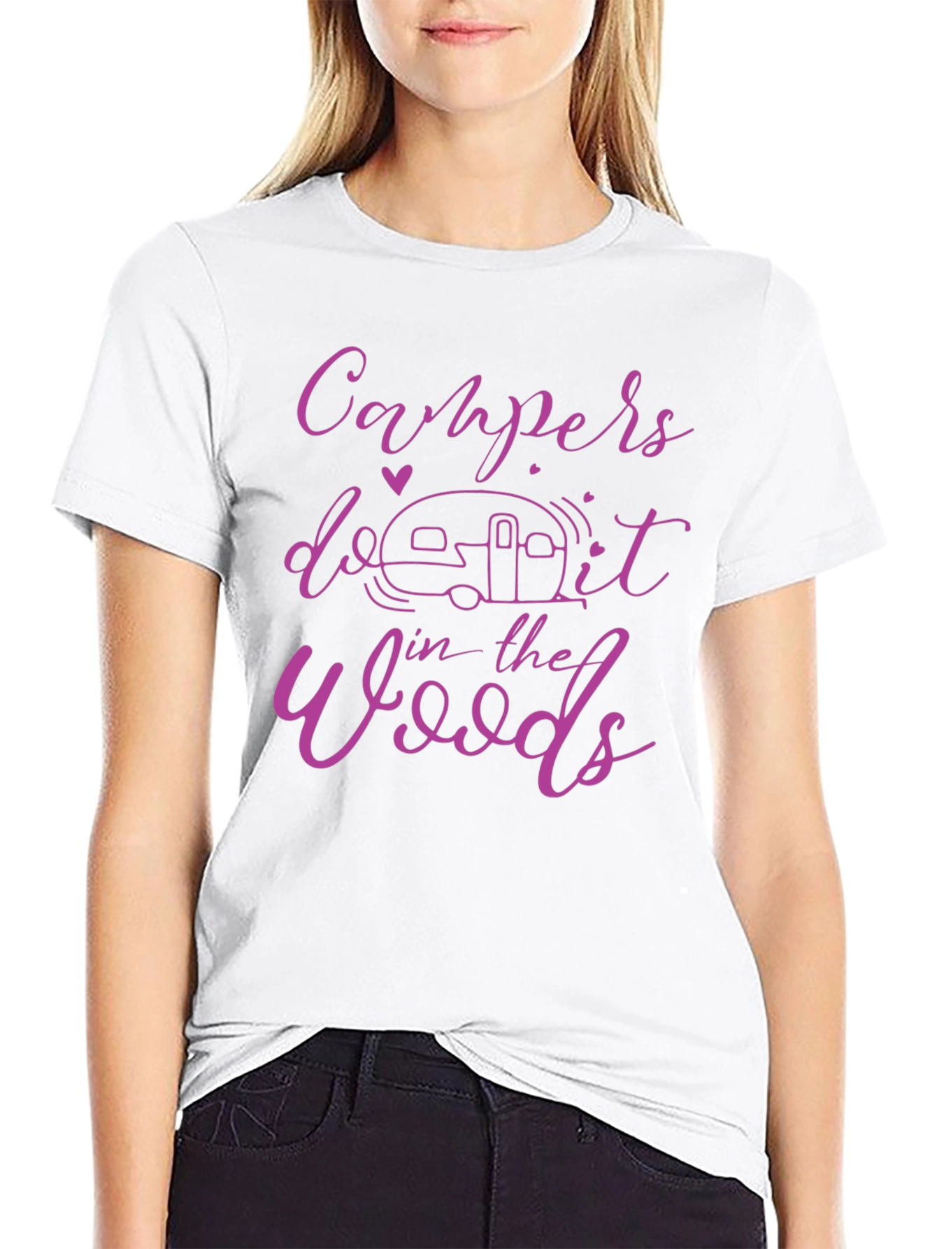 Campers Do It In The Woods Graphic Tee