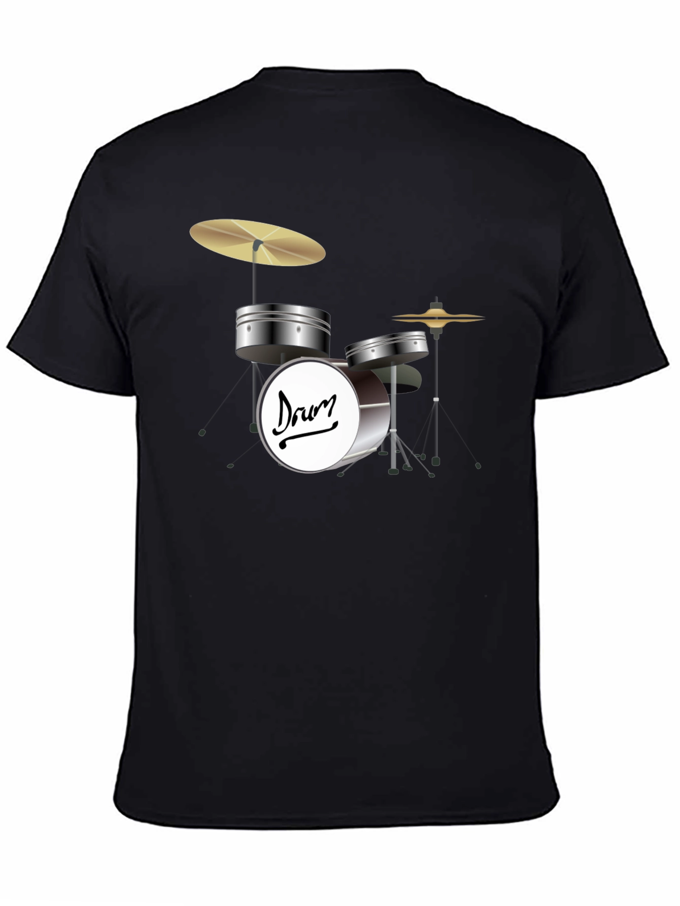 Drum Kit Graphic T-Shirt - Music Lover Tee