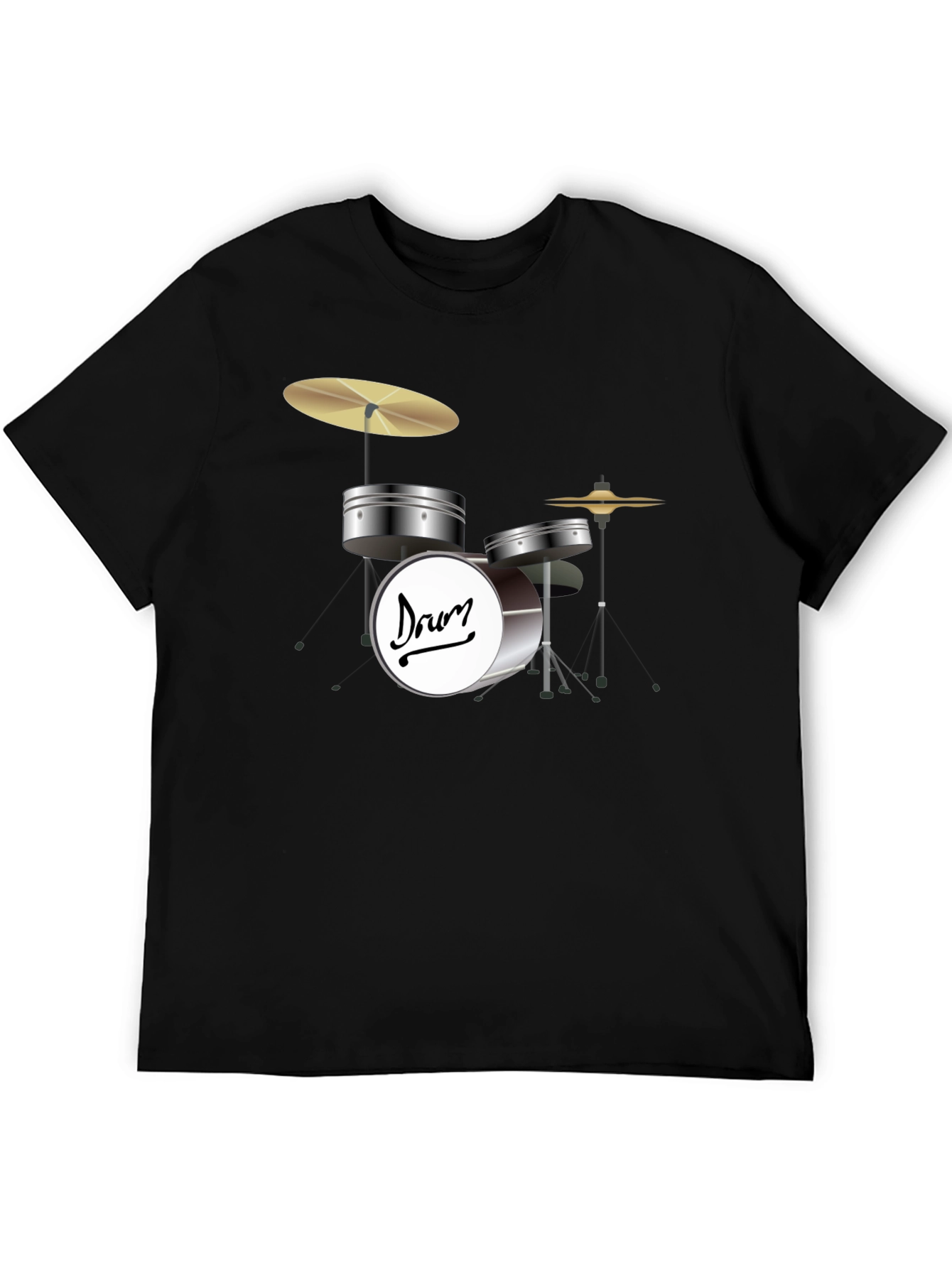 Drum Kit Graphic T-Shirt - Music Lover Tee