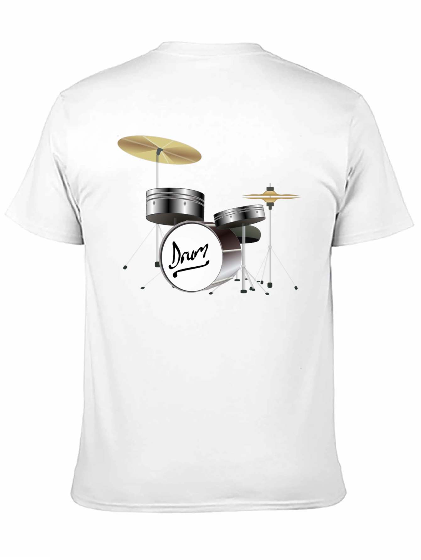 Drum Kit Graphic T-Shirt - Music Lover Tee