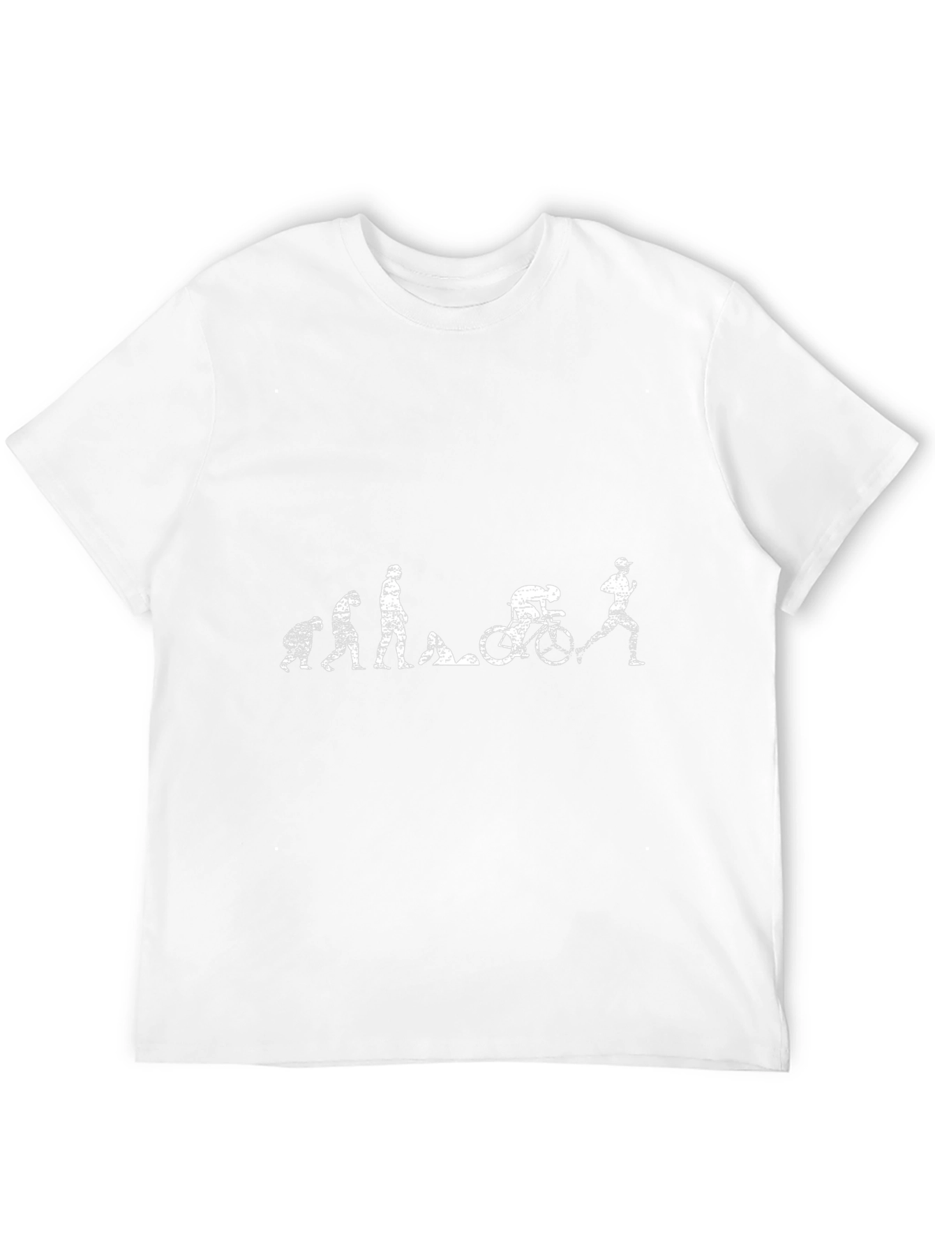 Evolution of a Triathlete T-Shirt - Black