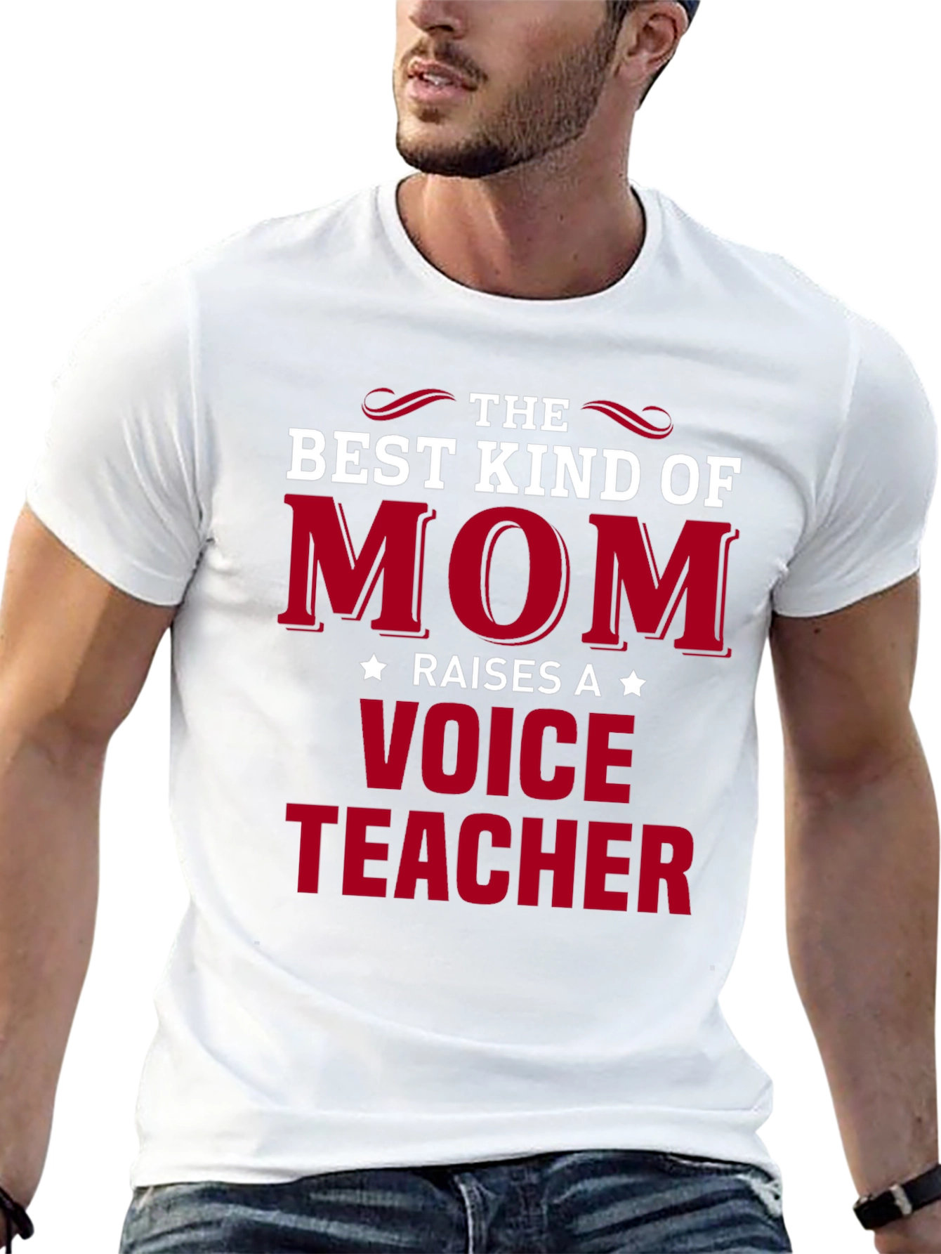 Best Mom Raises a Voice Teacher T-Shirt