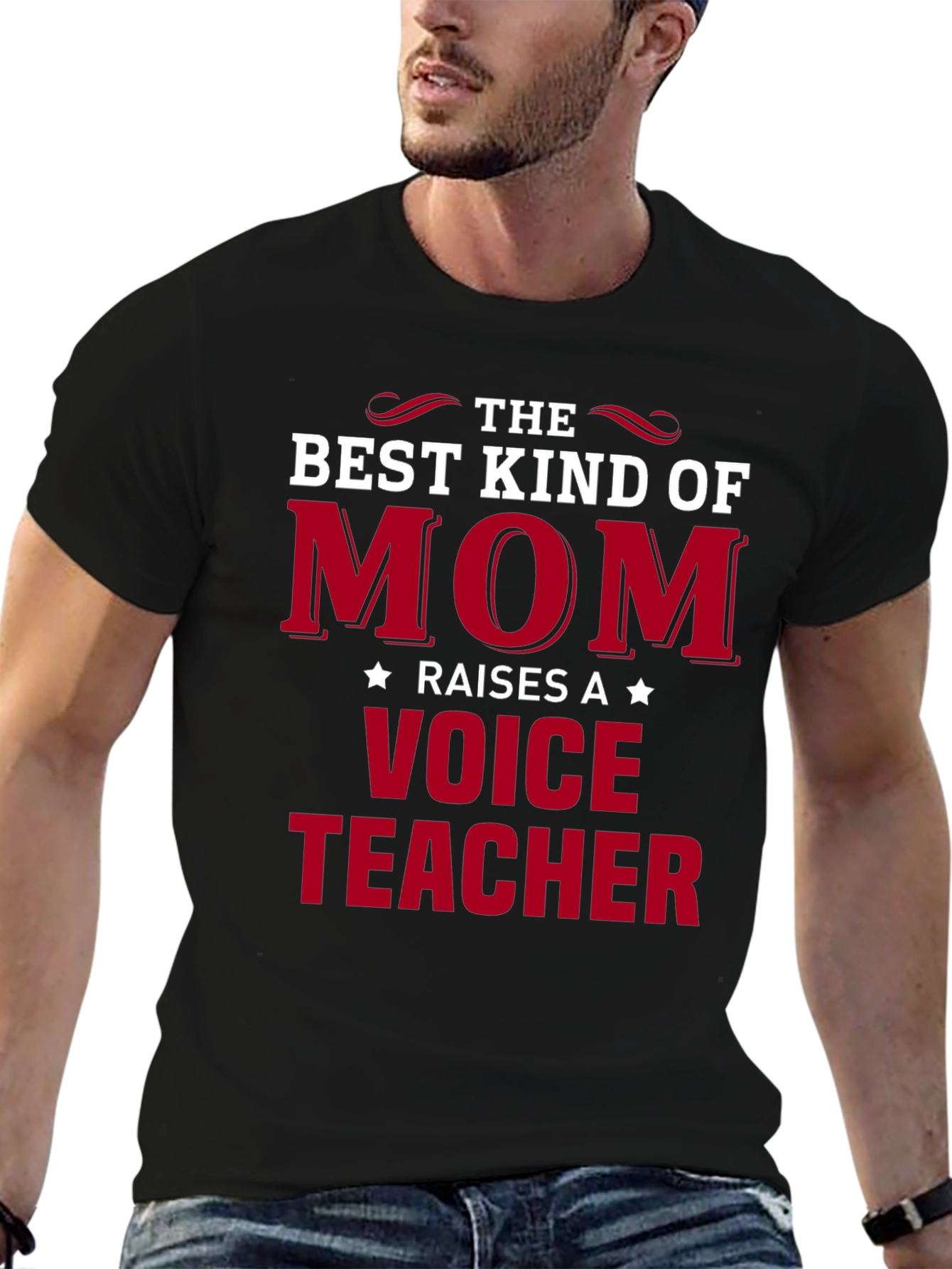 Best Mom Raises a Voice Teacher T-Shirt