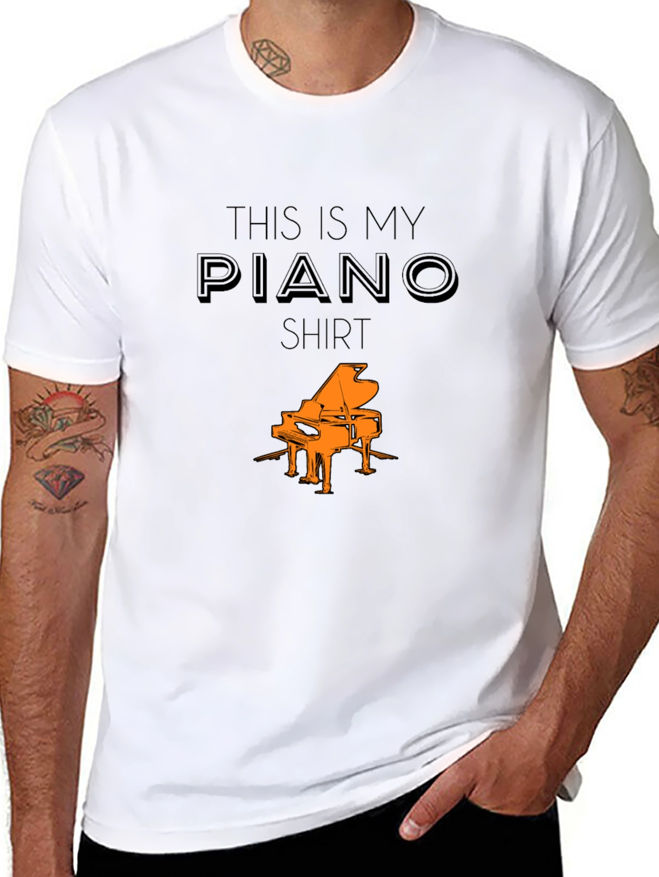 This Is My Piano Shirt - Musician Tee