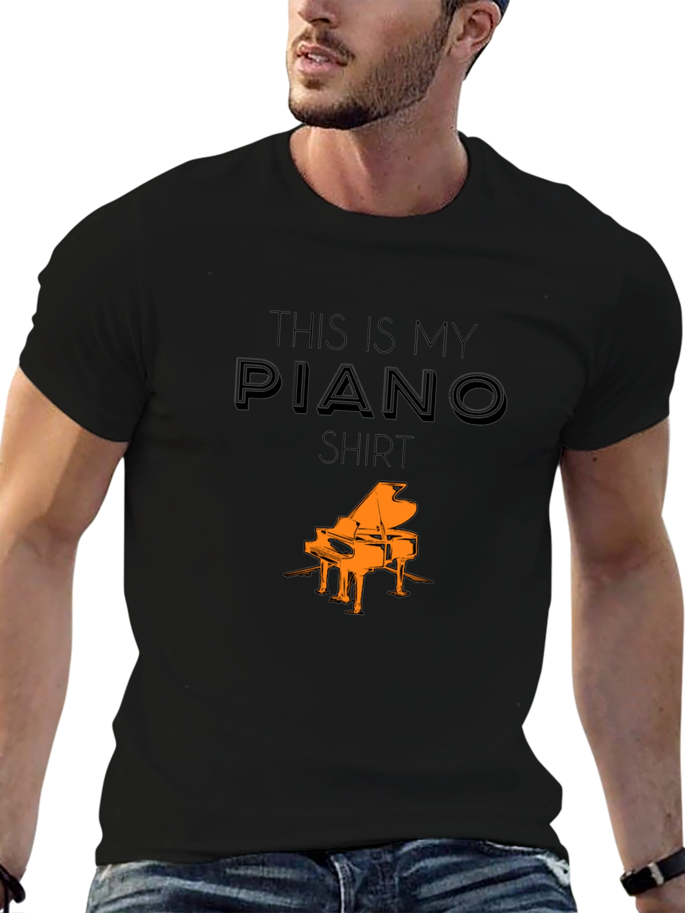 This Is My Piano Shirt - Musician Tee