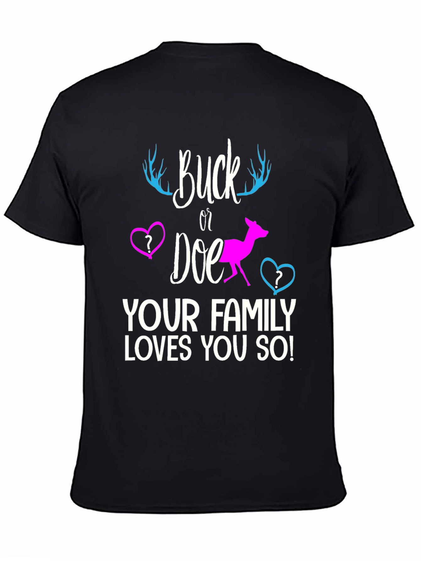 Buck or Doe Gender Reveal T-Shirt
