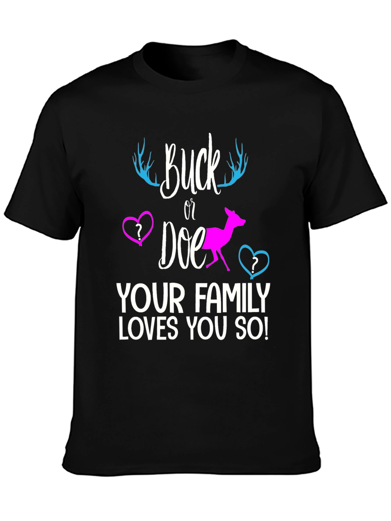Buck or Doe Gender Reveal T-Shirt
