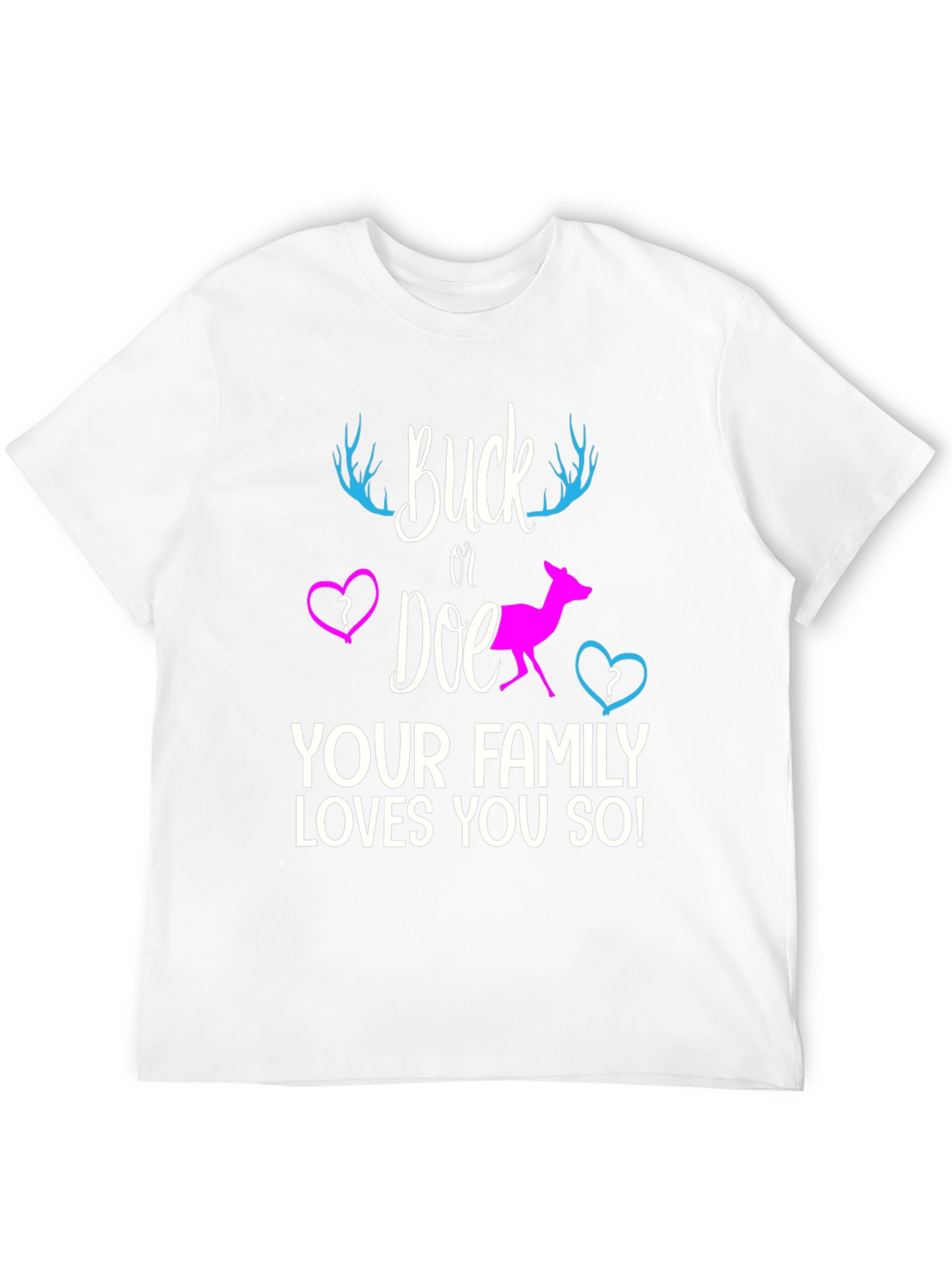 Buck or Doe Gender Reveal T-Shirt