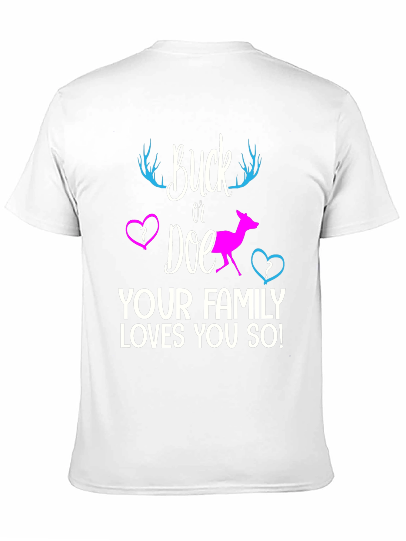 Buck or Doe Gender Reveal T-Shirt