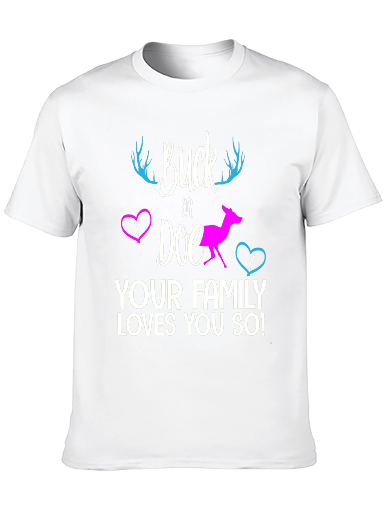 Buck or Doe Gender Reveal T-Shirt