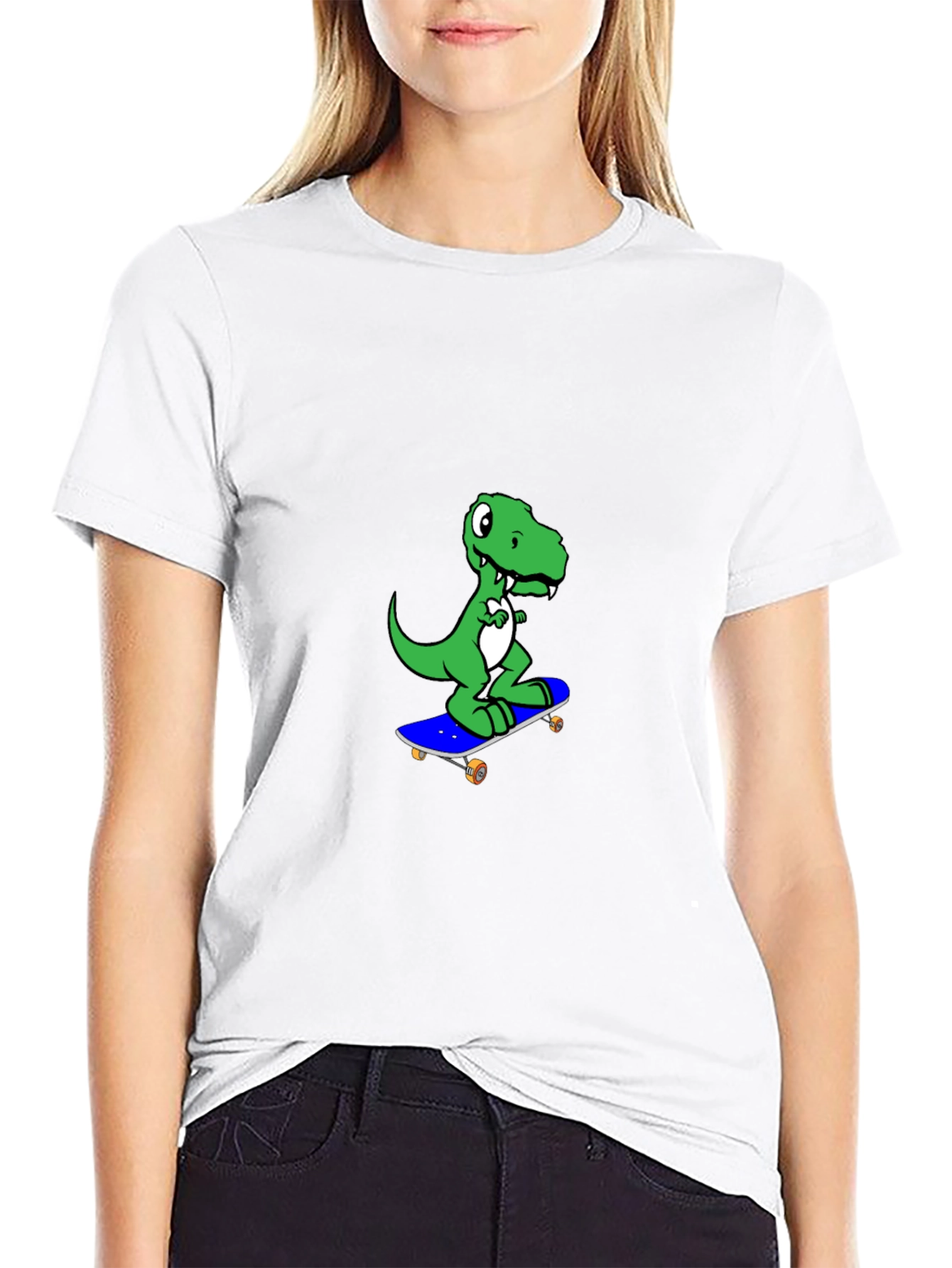 Dino Skateboard T-Shirt - Fun & Stylish Tee