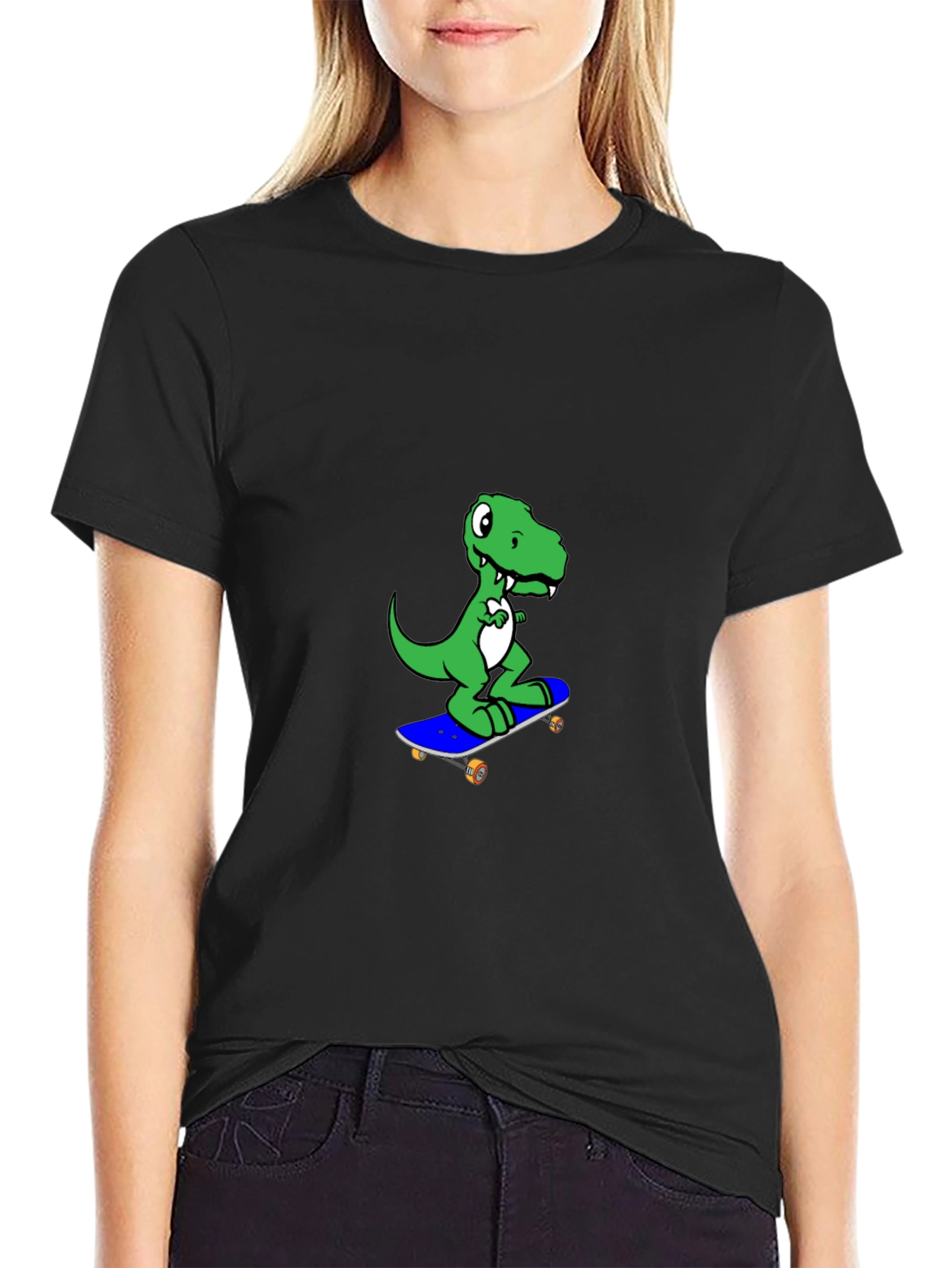 Dino Skateboard T-Shirt - Fun & Stylish Tee