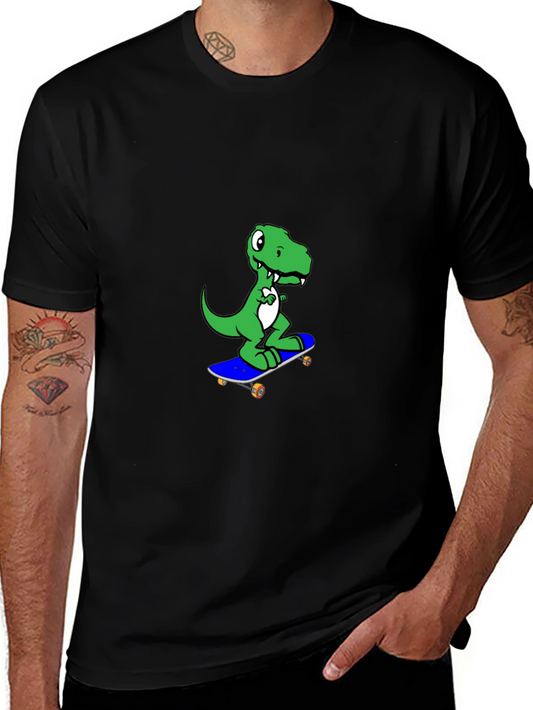 Dino Skateboard T-Shirt - Fun & Stylish Tee
