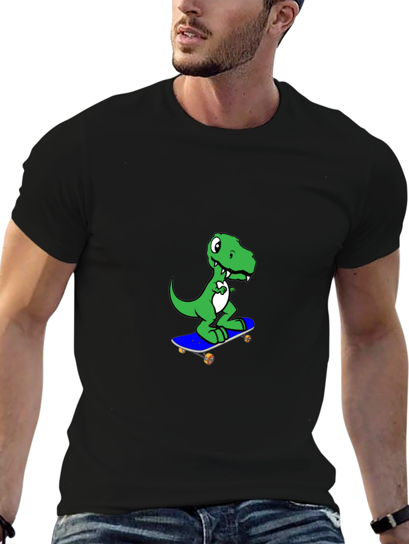 Dino Skateboard T-Shirt - Fun & Stylish Tee
