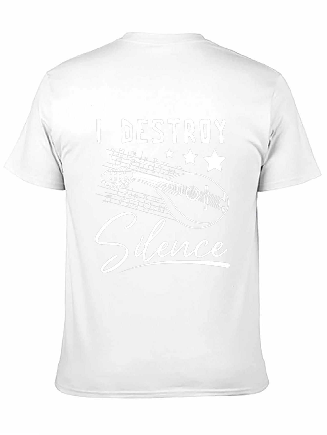I Destroy Silence Mandolin T-Shirt