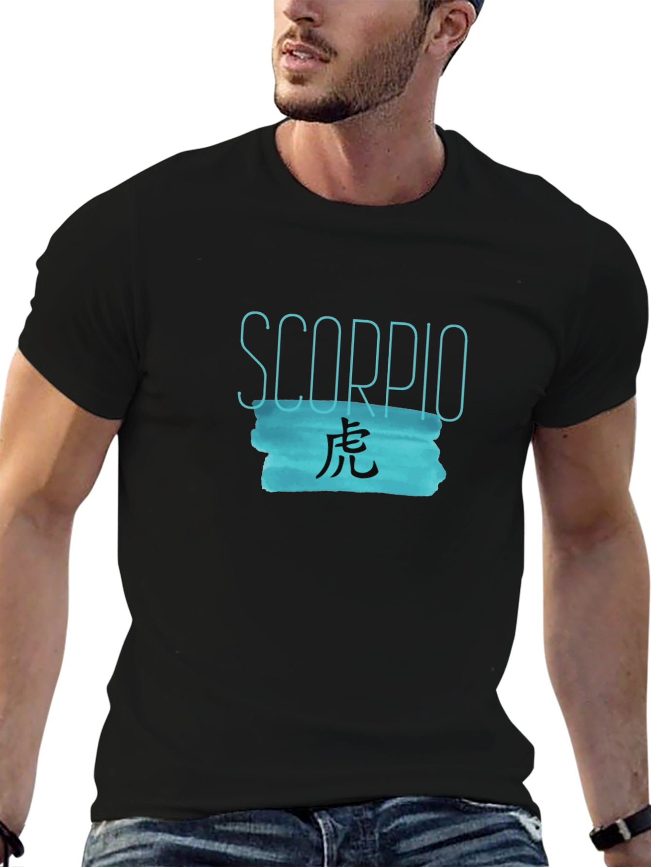 Scorpio Zodiac Graphic Print T-Shirt